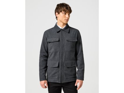 Pánská bunda WRANGLER 112357211 TRANSITIONAL JACKET Charcoal Heather