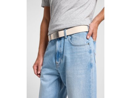 Látkový opasek LEE 112364315 9 ELASTIC WEBBING BELT Ecru