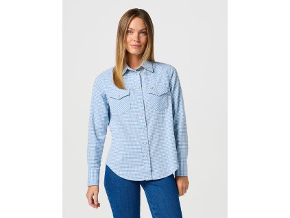 Dámská košile WRANGLER 112362595 WESTERN SHIRT Pacific Gingham
