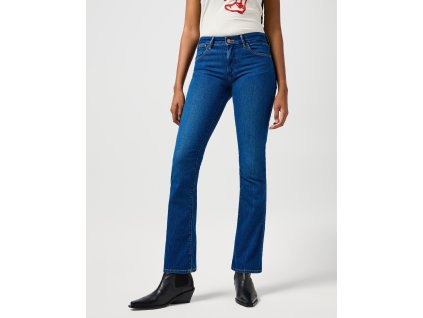 Dámské džíny WRANGLER 112364508 BOOTCUT Heavenly Blue