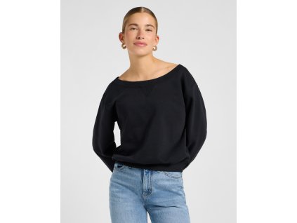Dámská mikina LEE 112371335 OFF SHOULDER SWS Unionall Black