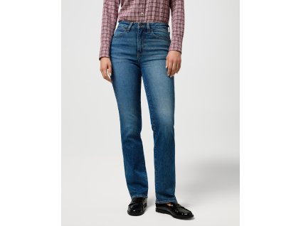 Dámské džíny WRANGLER 112371568 STRAIGHT Heavenly Harbor