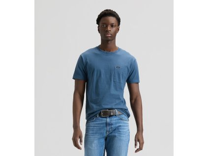 Pánské tričko LEE 112376434 ULTIMATE POCKET TEE Academy Blue