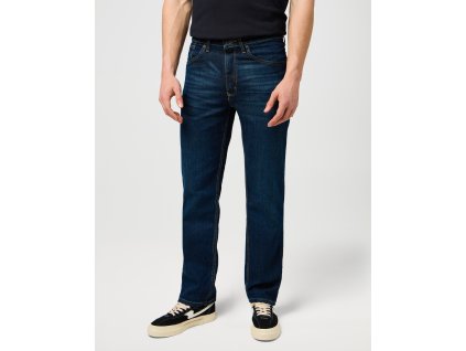 Pánské džíny WRANGLER 112352956 REGULAR FIT STRETCH Blackened Indigo