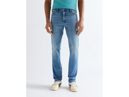 Pánské džíny WRANGLER 112377811 TEXAS SLIM Harbor Blue