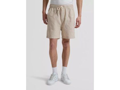 Pánské lněné šortky LEE 112378726 UTILITY PULL ON SHORT Wheat