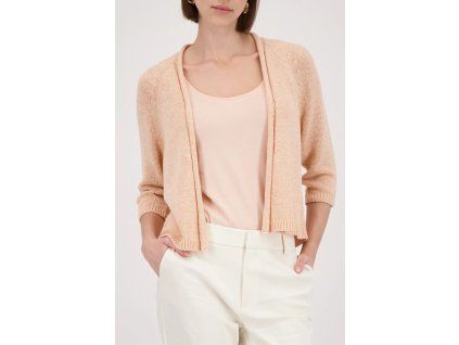 Dámský kardigan MONARI 410915 250 Summer Peach Italy Jacket Stricküberwurf Basic