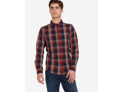 Pánská KOŠILE WRANGLER W5F14MX51 SLIM FIT Crimson Red