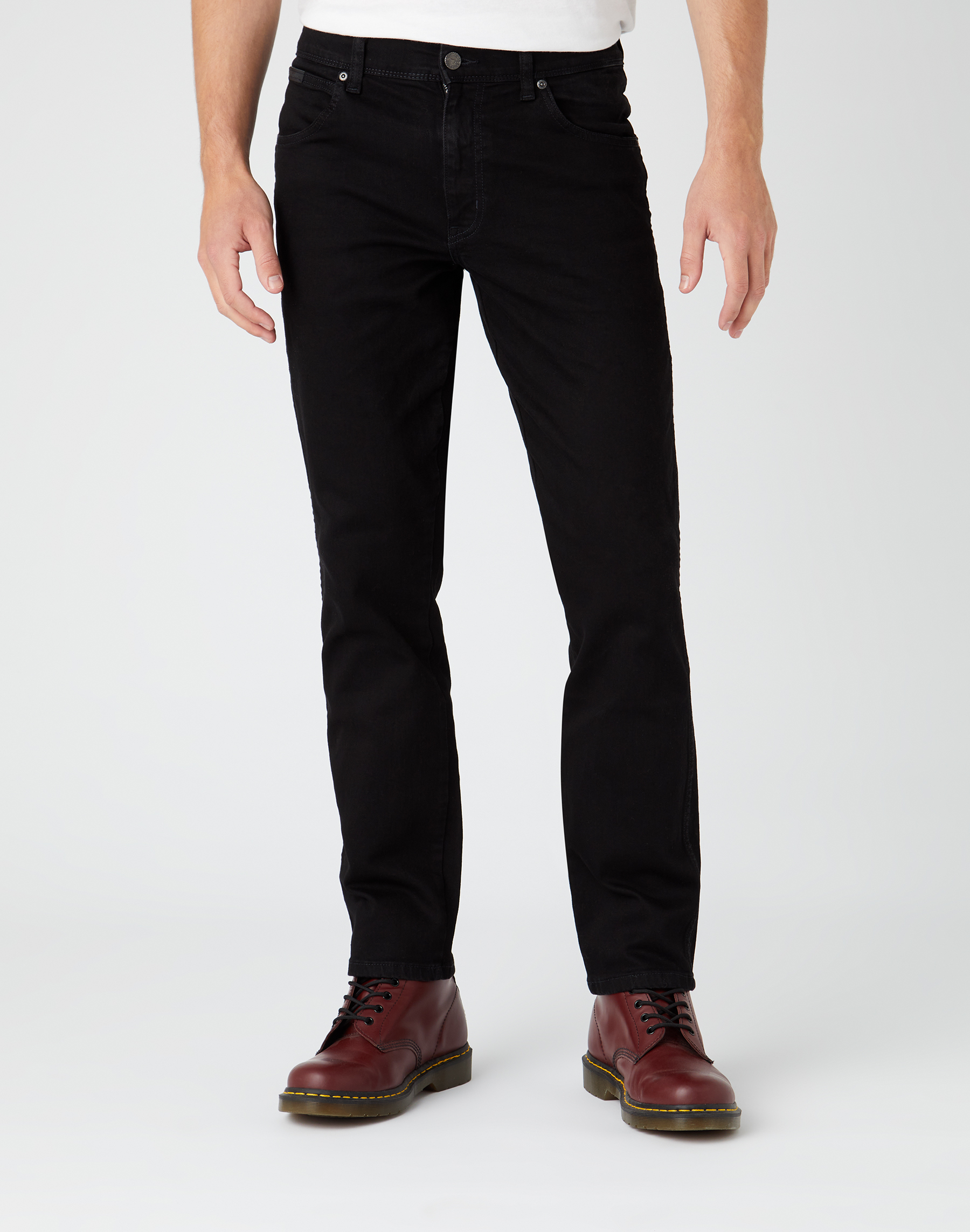 Pánské džíny WRANGLER W12SHP19A TEXAS SLIM Black Valley Velikost Pas/Délka: 40/32