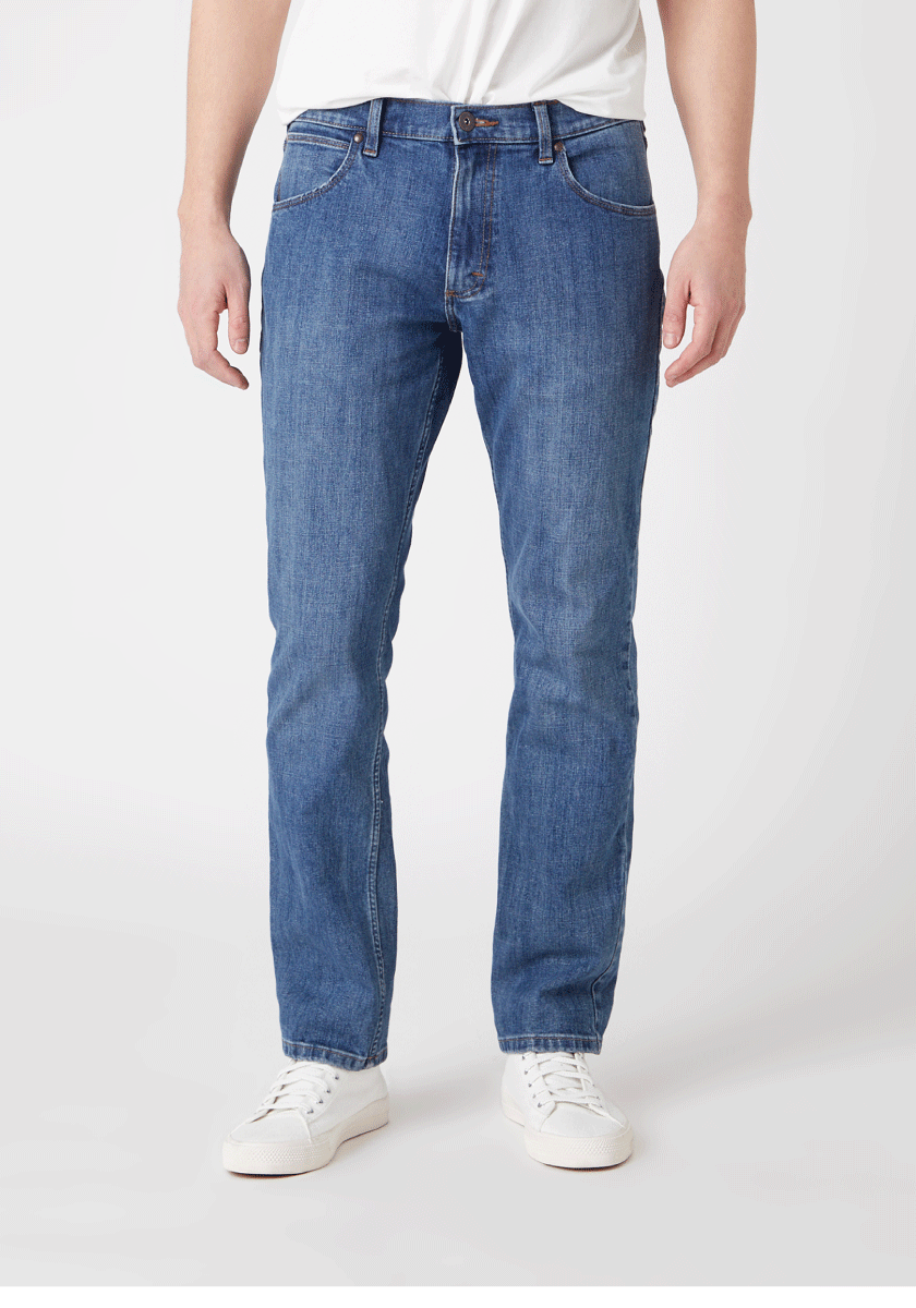 Pánské džíny WRANGLER W10GM614V 112125979 REGULAR Mid Stone Velikost Pas/Délka: 38/34