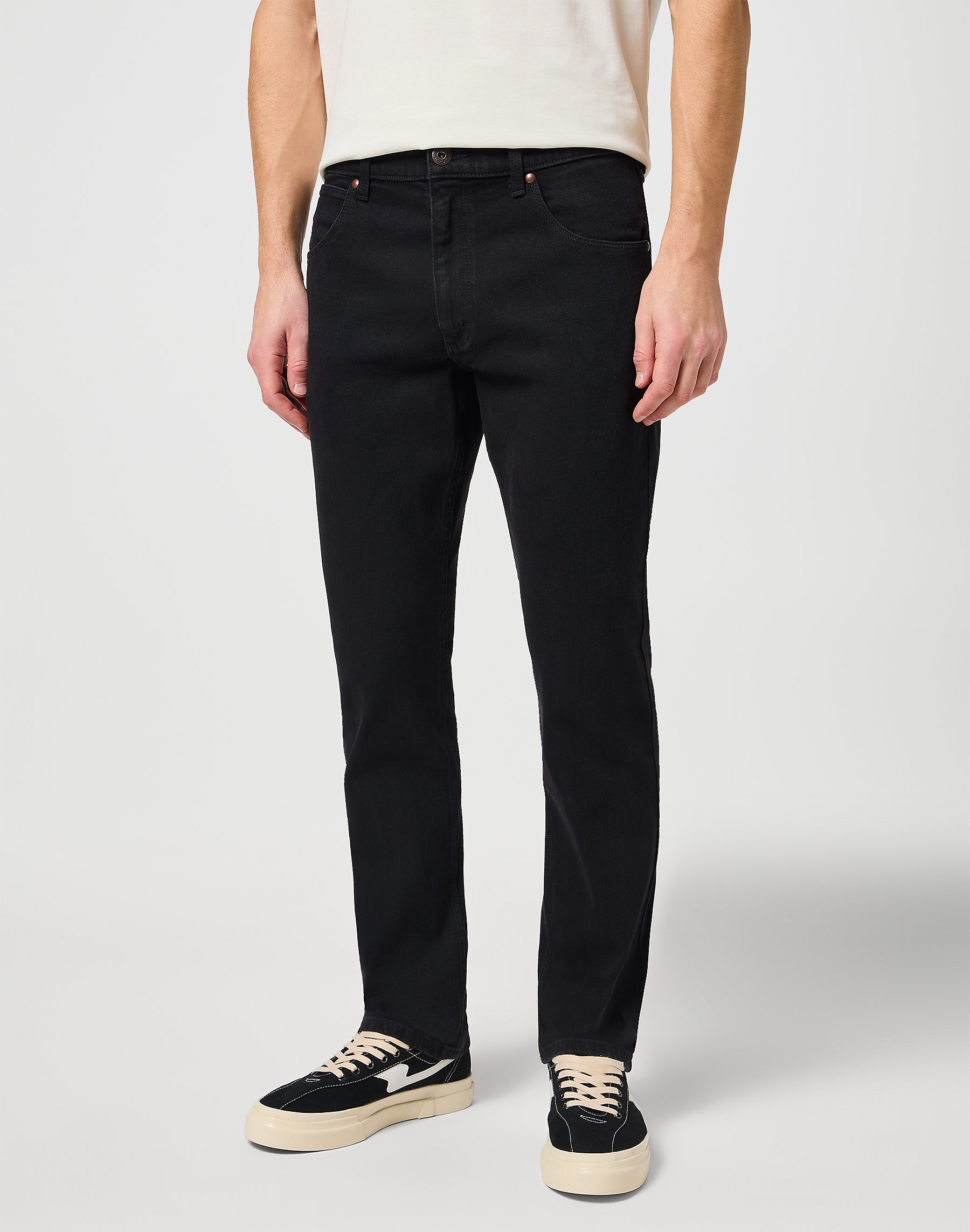 Pánské džíny WRANGLER W10GM7107 112125980 REGULAR Black Rinse Velikost Pas/Délka: 40/32