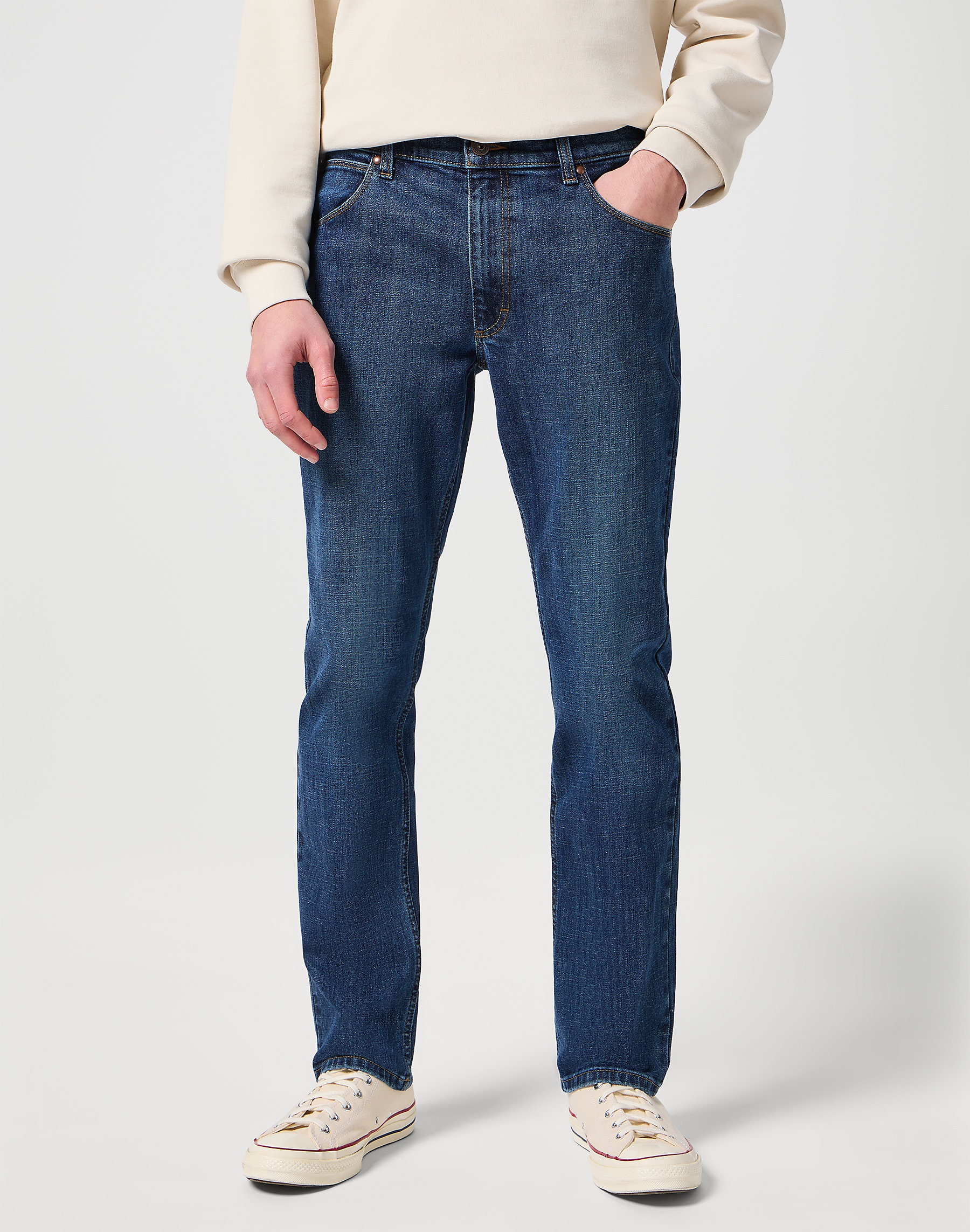 Pánské džíny WRANGLER W10GM6098 112125978 REGULAR Dark Stone Velikost Pas/Délka: 32/34
