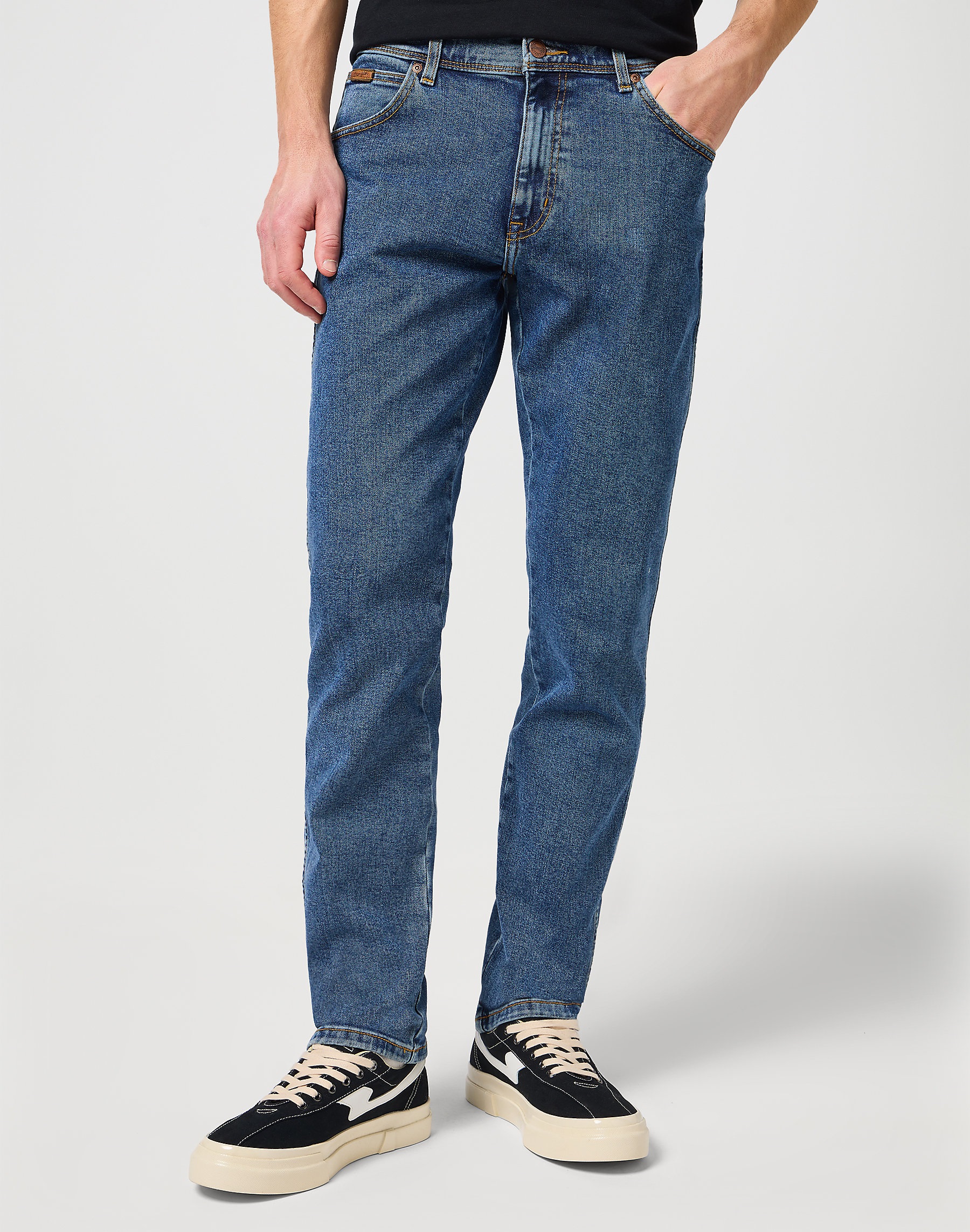 Pánské džíny WRANGLER W12S33010 112141144 TEXAS SLIM Stonewash Velikost Pas/Délka: 31/30