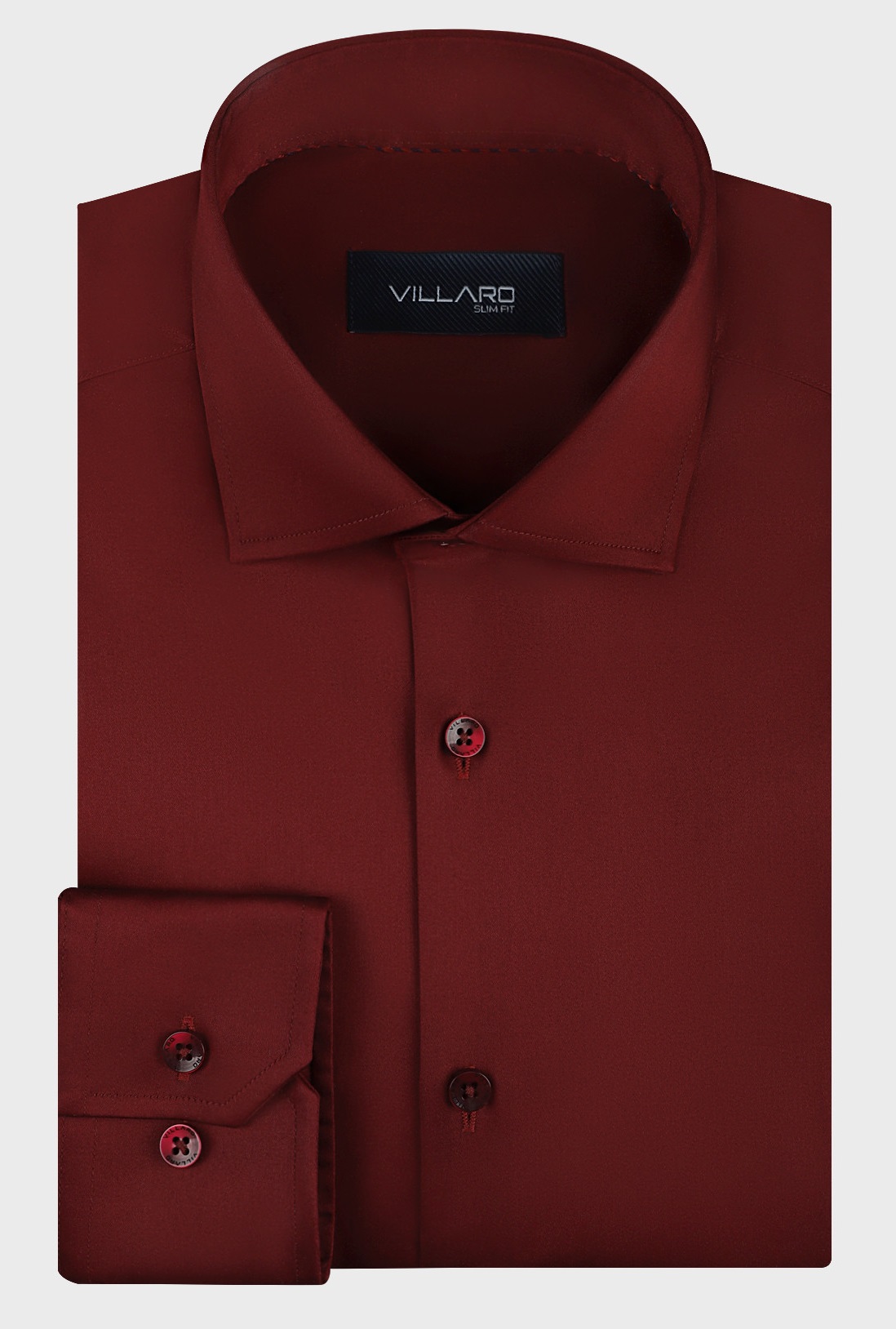 Pánská košile dlouhý rukáv VILLARO by MMER 010DSL Slim Fit Velikost: 45