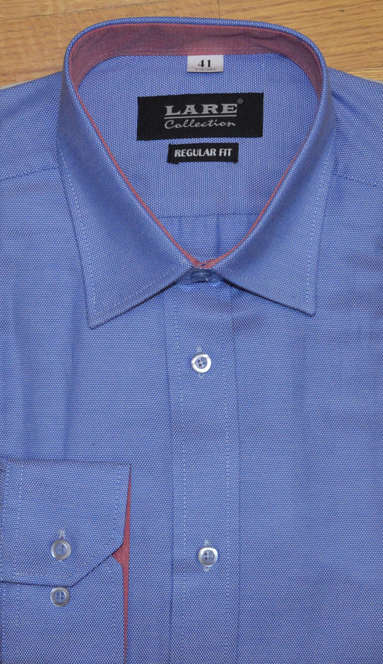LARE Collection Pánská košile dlouhý rukáv LARE REGULAR FIT T116 Velikost: 41