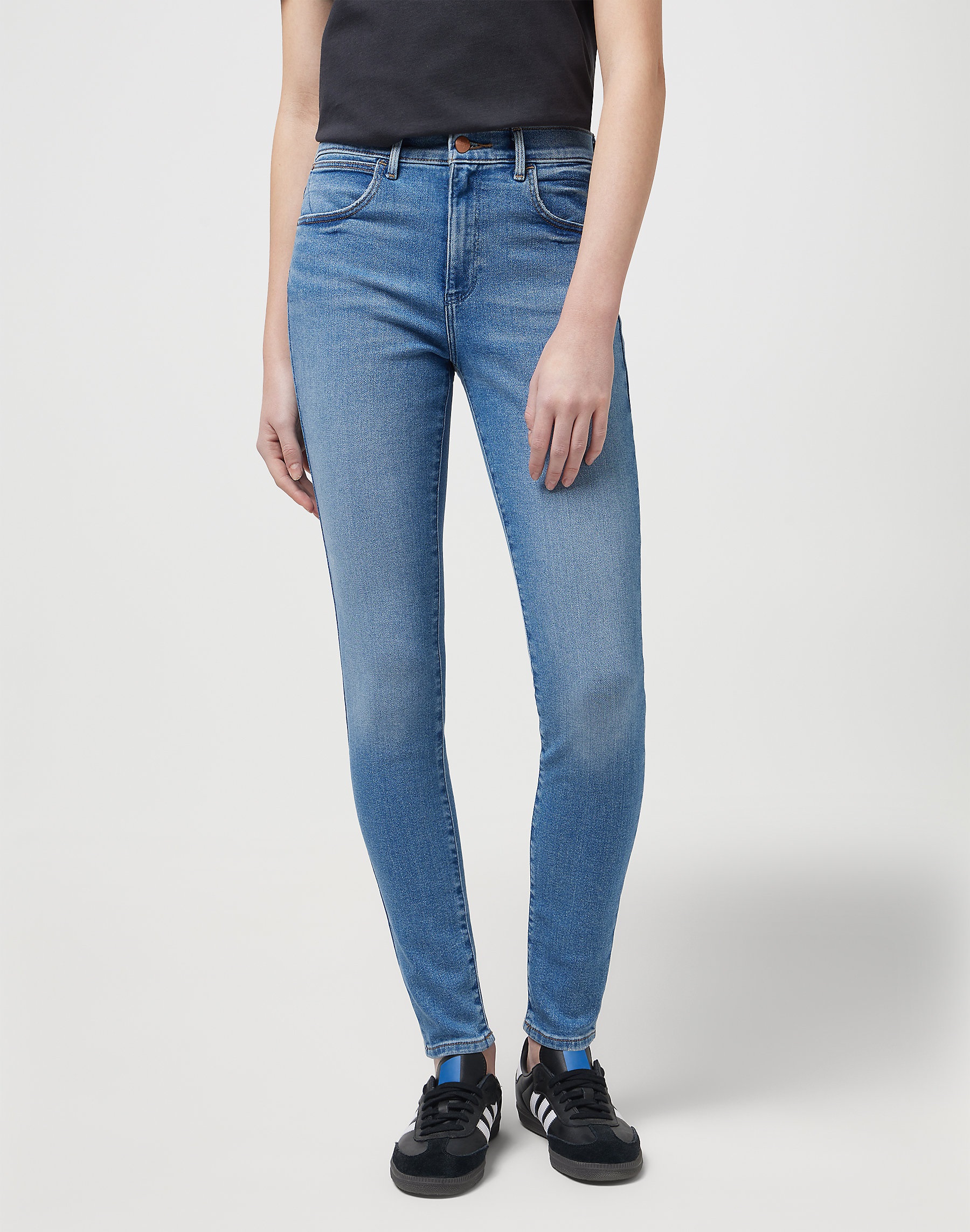 Dámské džíny WRANGLER W27H4741G 112145956 HIGH RISE SKINNY River Velikost Pas/Délka: 34/34