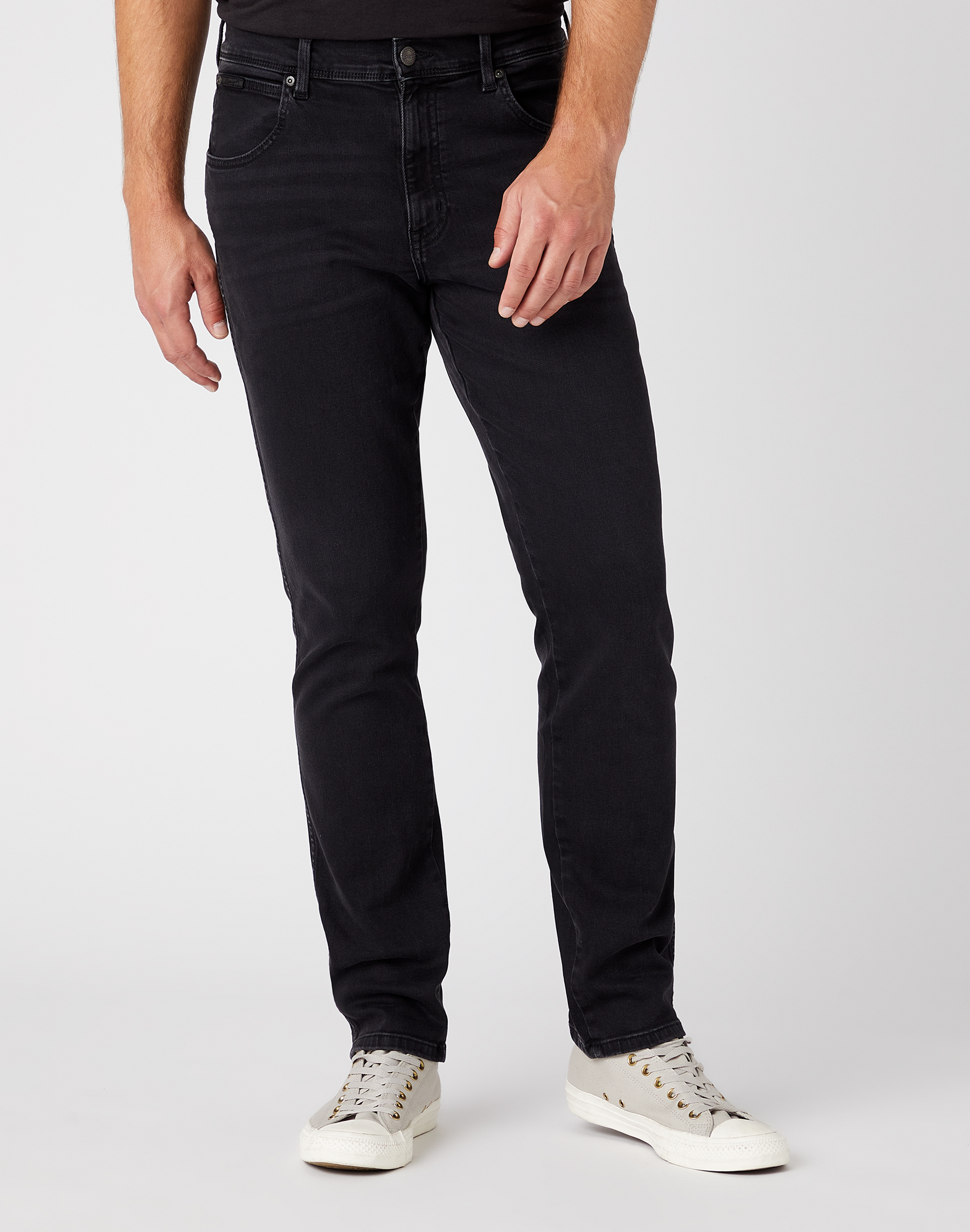 Pánské džíny WRANGLER W12SHP363 112141152 TEXAS SLIM Black Crow Velikost Pas/Délka: 40/32