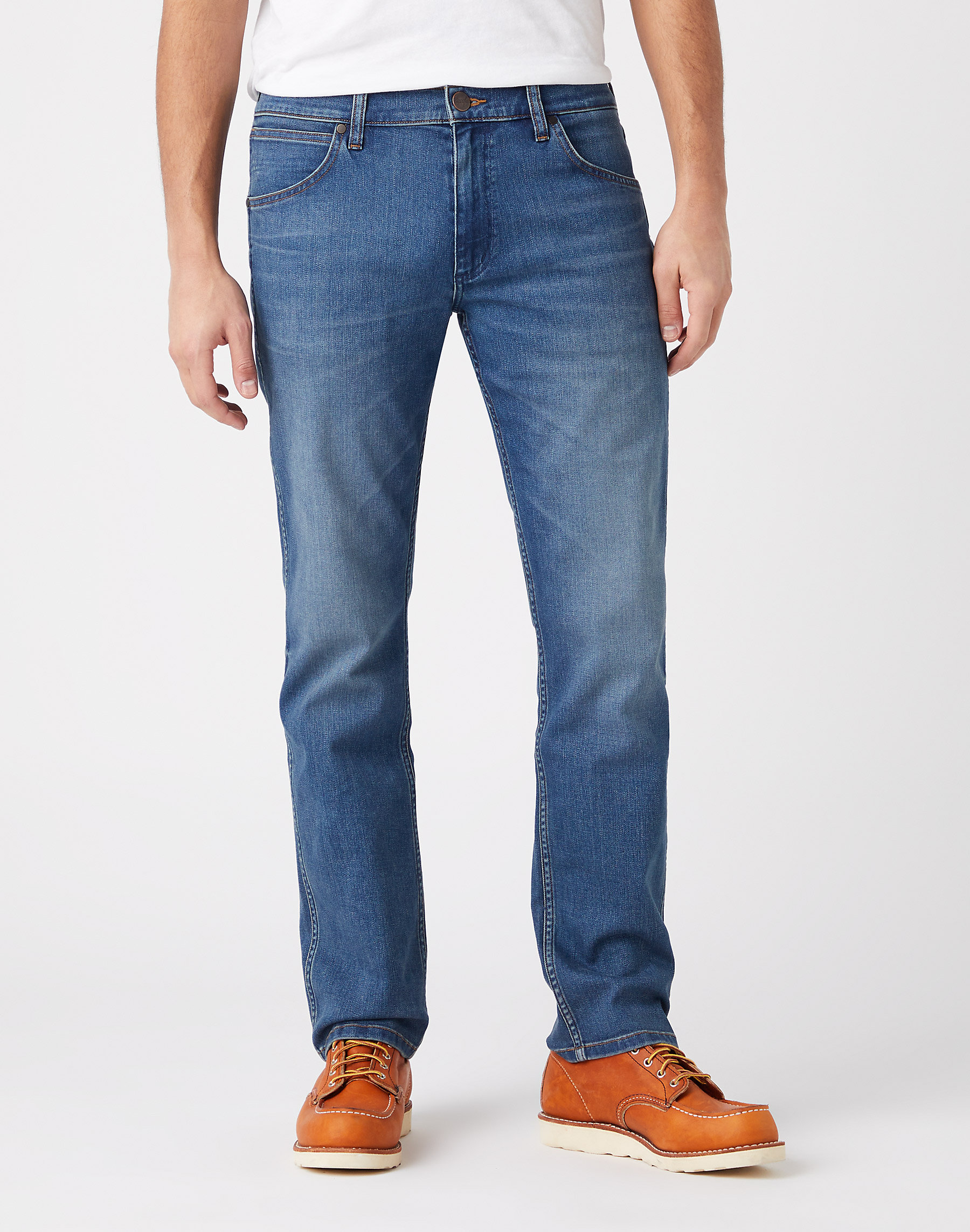 Pánské džíny WRANGLER W15QXP409 GREENSBORO STRETCH Green Twist Velikost Pas/Délka: 38/36