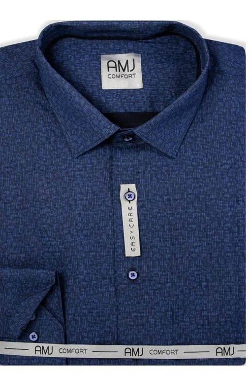 Pánská košile dlouhý rukáv AMJ VDBR 1216 Classic Fit Comfort Velikost: 49/50