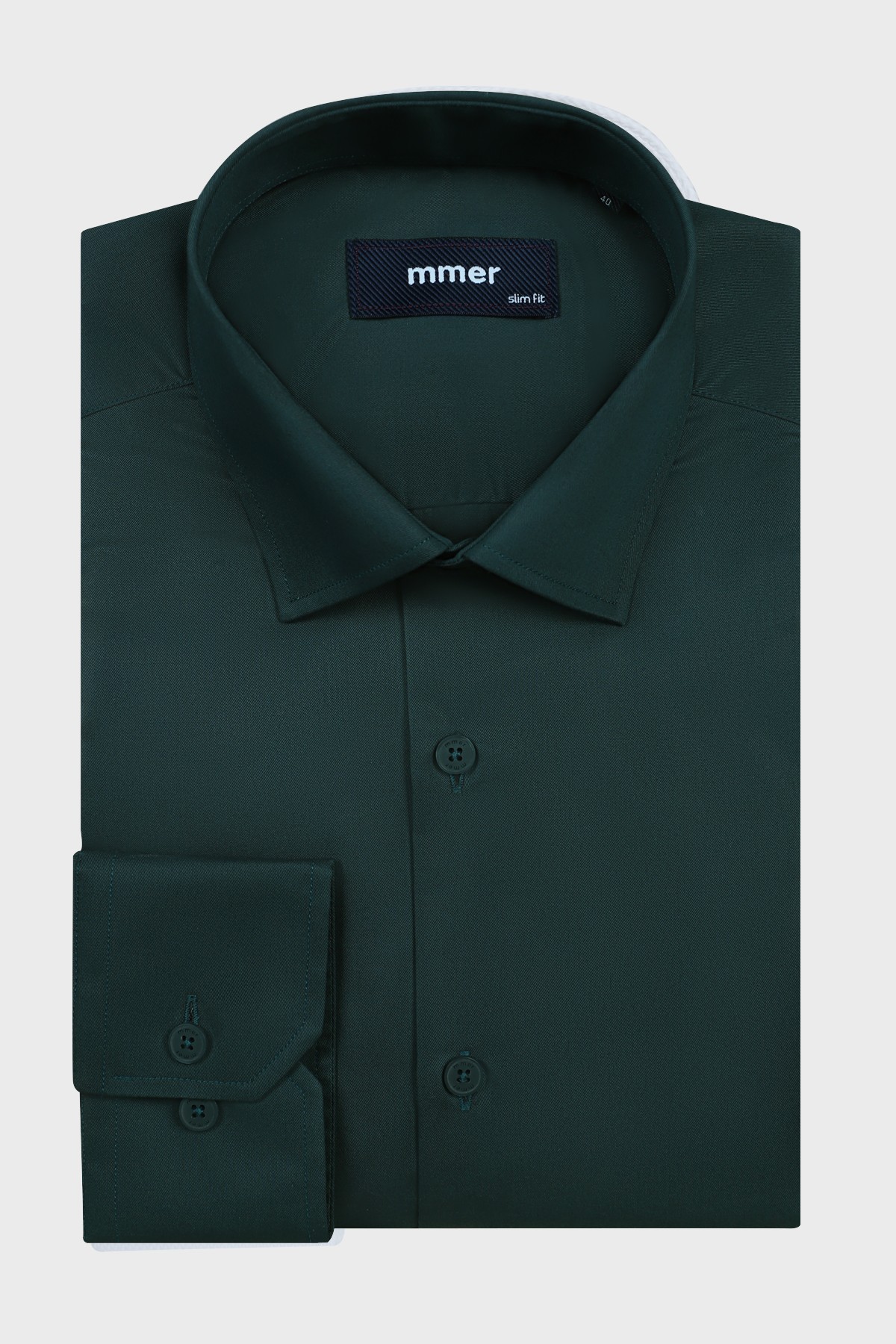 Pánská košile dlouhý rukáv MMER F016DSB Slim Fit Velikost: 46