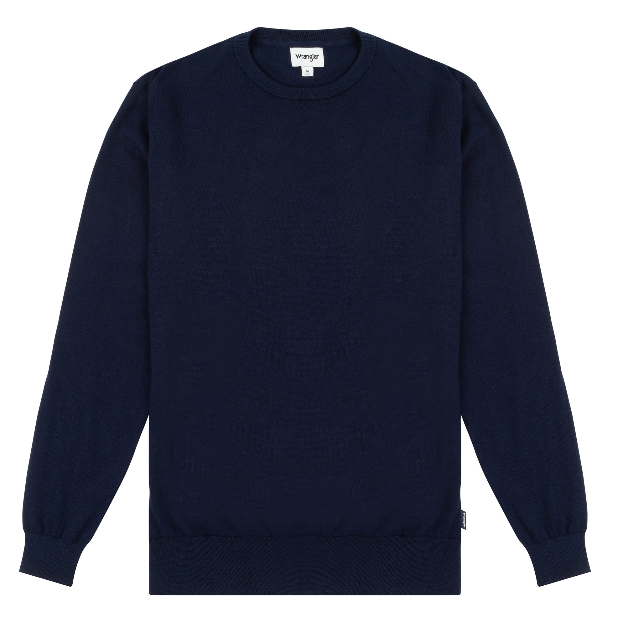 Pánský svetr WRANGLER W8A02P114 CREWNECK KNIT Navy Velikost: XXXL