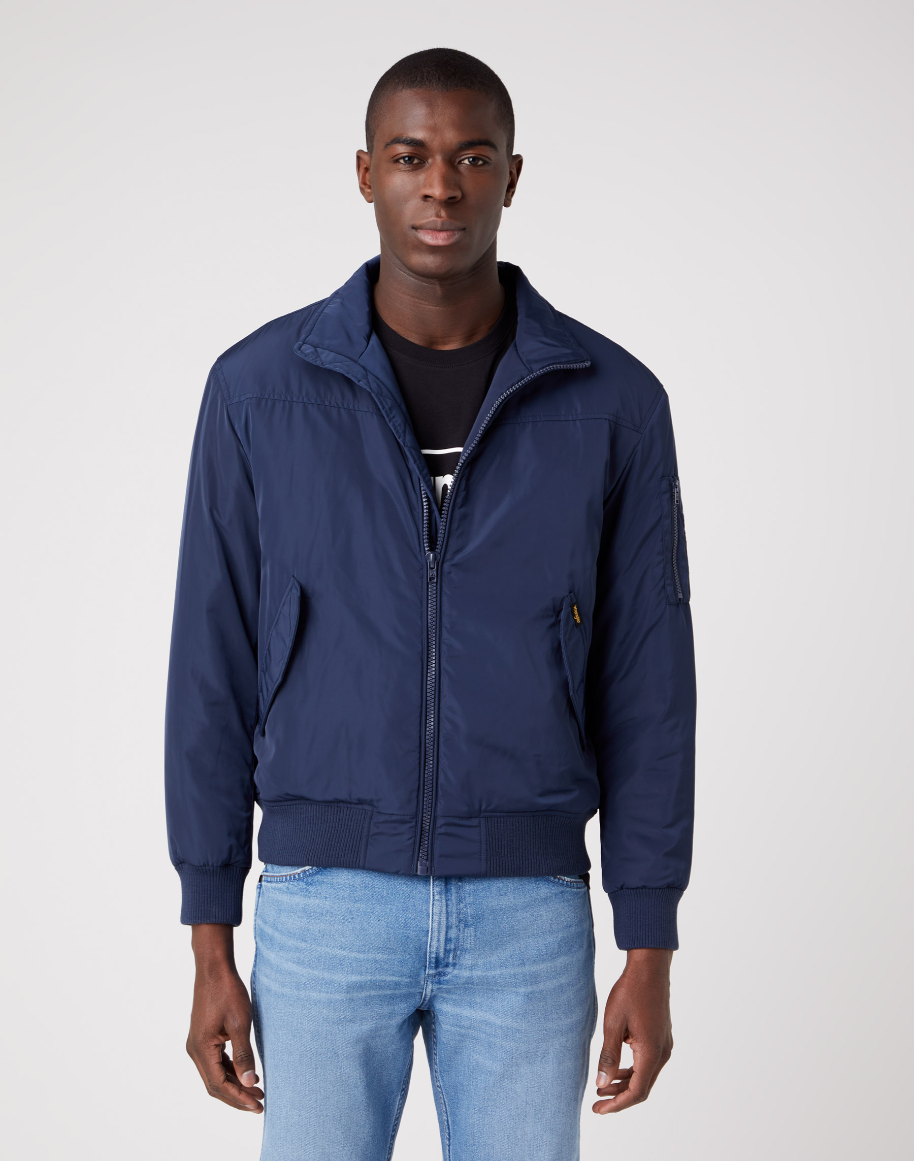 Pánská bunda WRANGLER W4C5W3114 THE BOMBER JACKET Navy Velikost: XXL