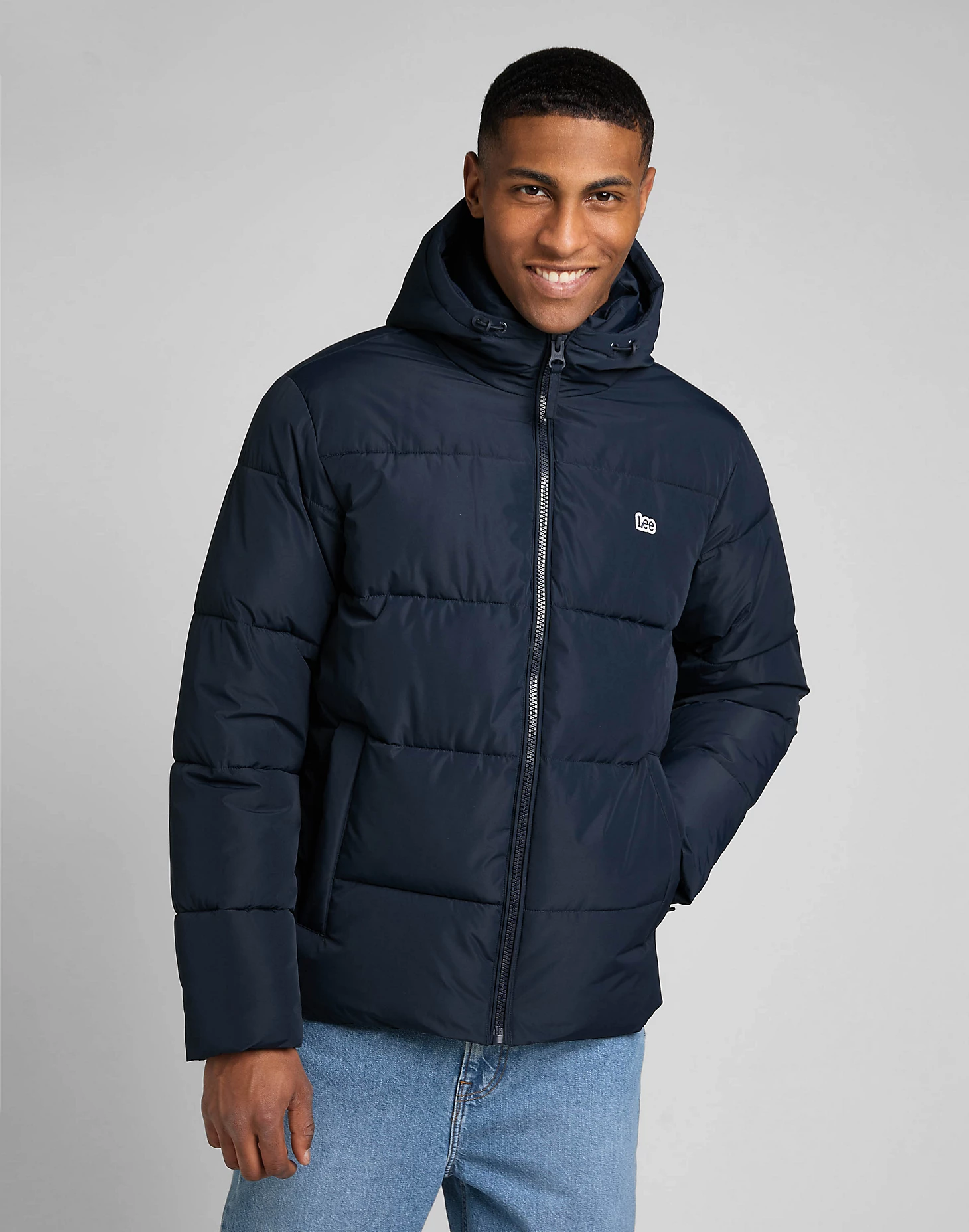 Pánská bunda LEE L87NNYHY PUFFER JACKET Sky Captain Velikost: XL