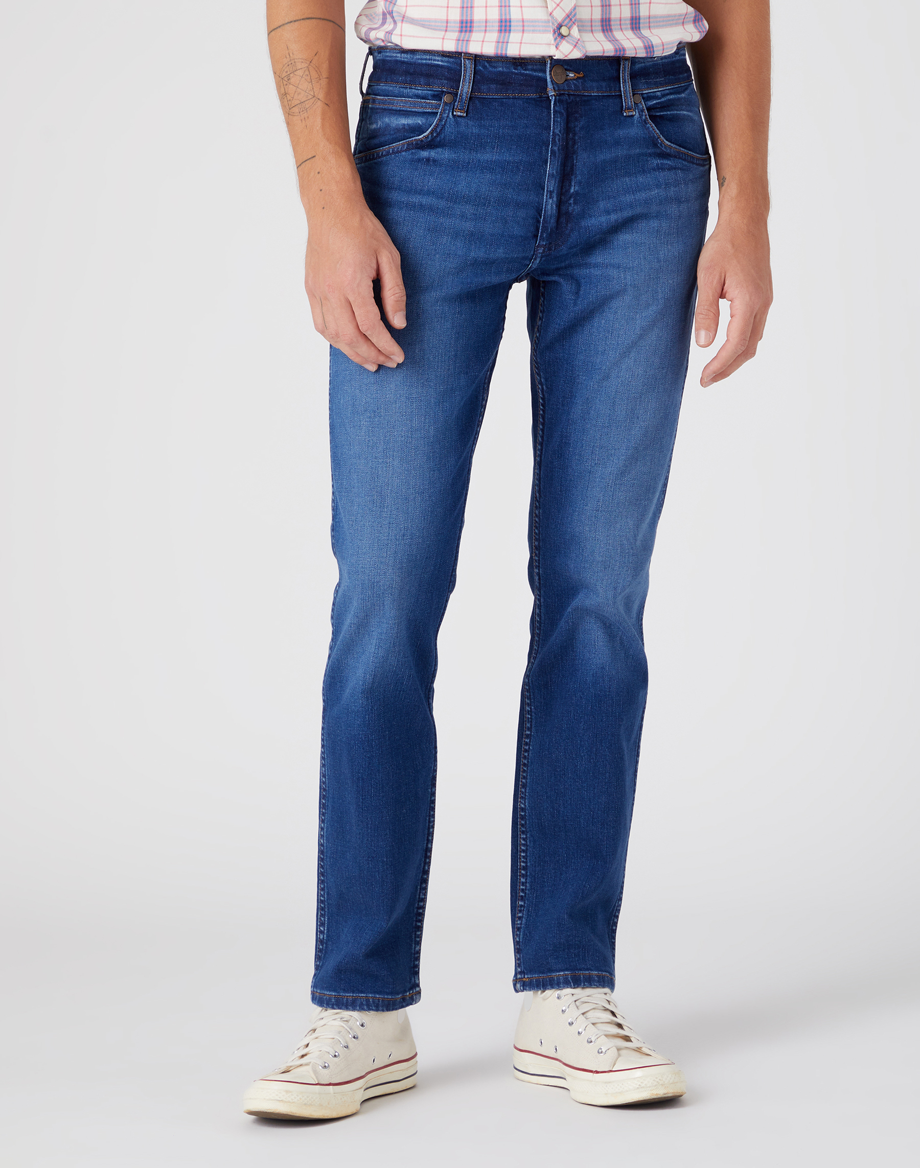 Pánské džíny WRANGLER W15QYI23A 112320205 GREENSBORO STRETCH Heartbreaker Velikost Pas/Délka: 36/32