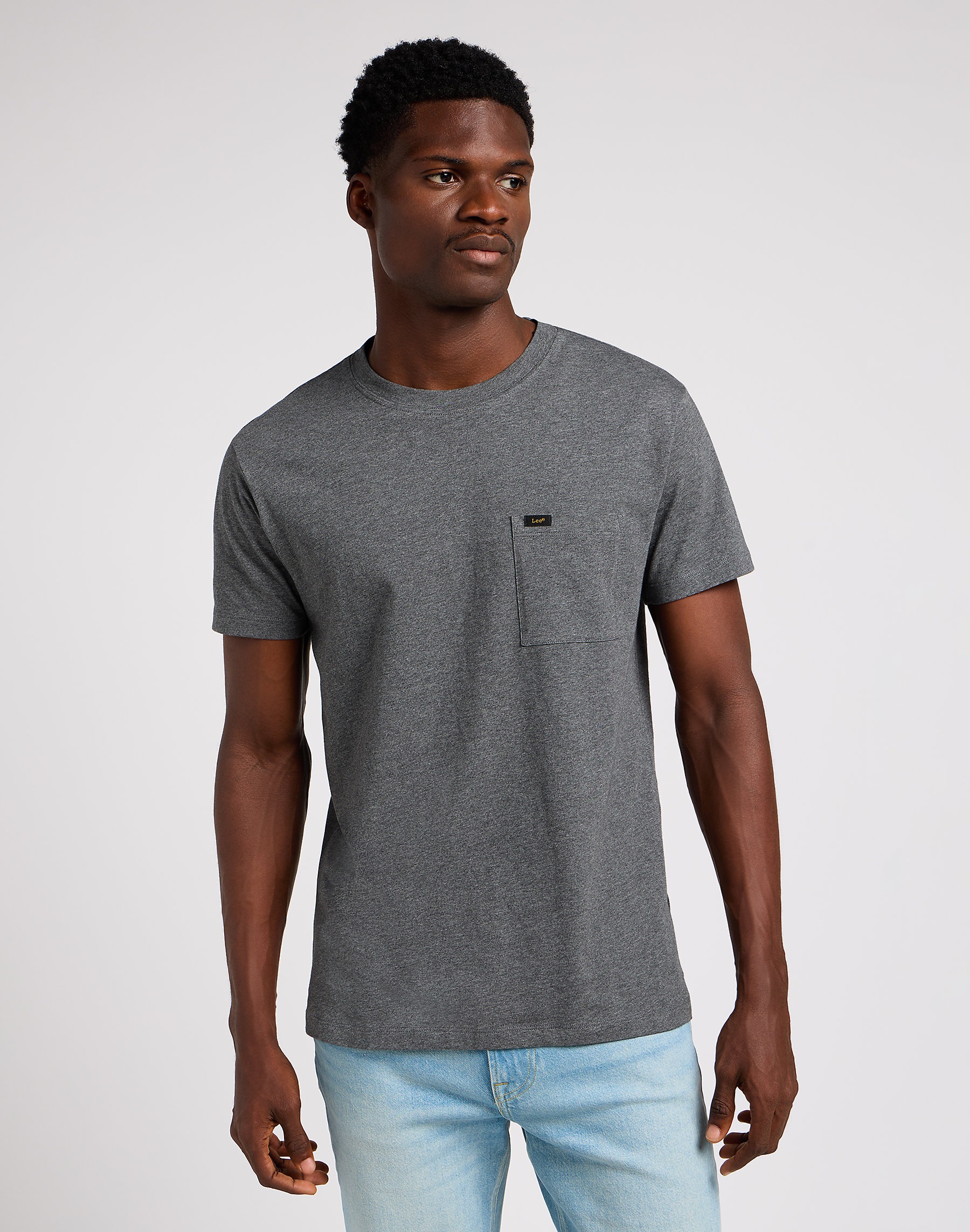 Pánské tričko LEE L66JWT01 112321775 ULTIMATE POCKET TEE Black Velikost: L