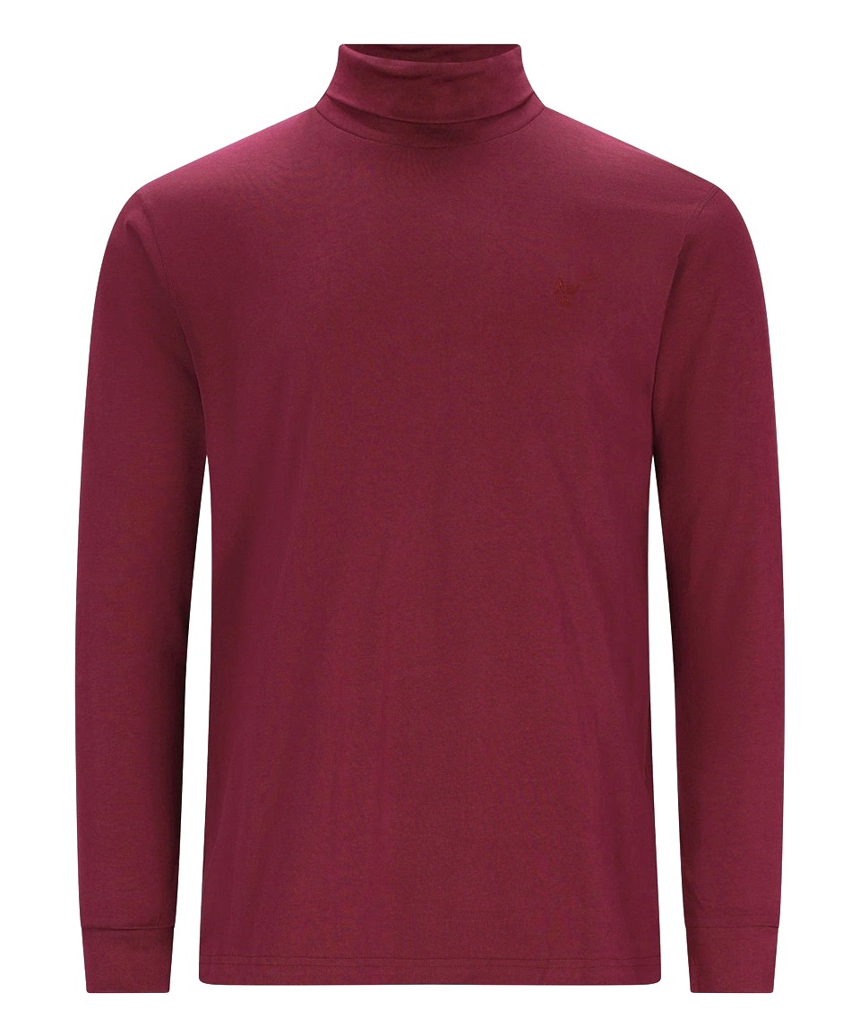 Pánské triko s rolákem HAJO 20016/4 382 Red Velikost: XL