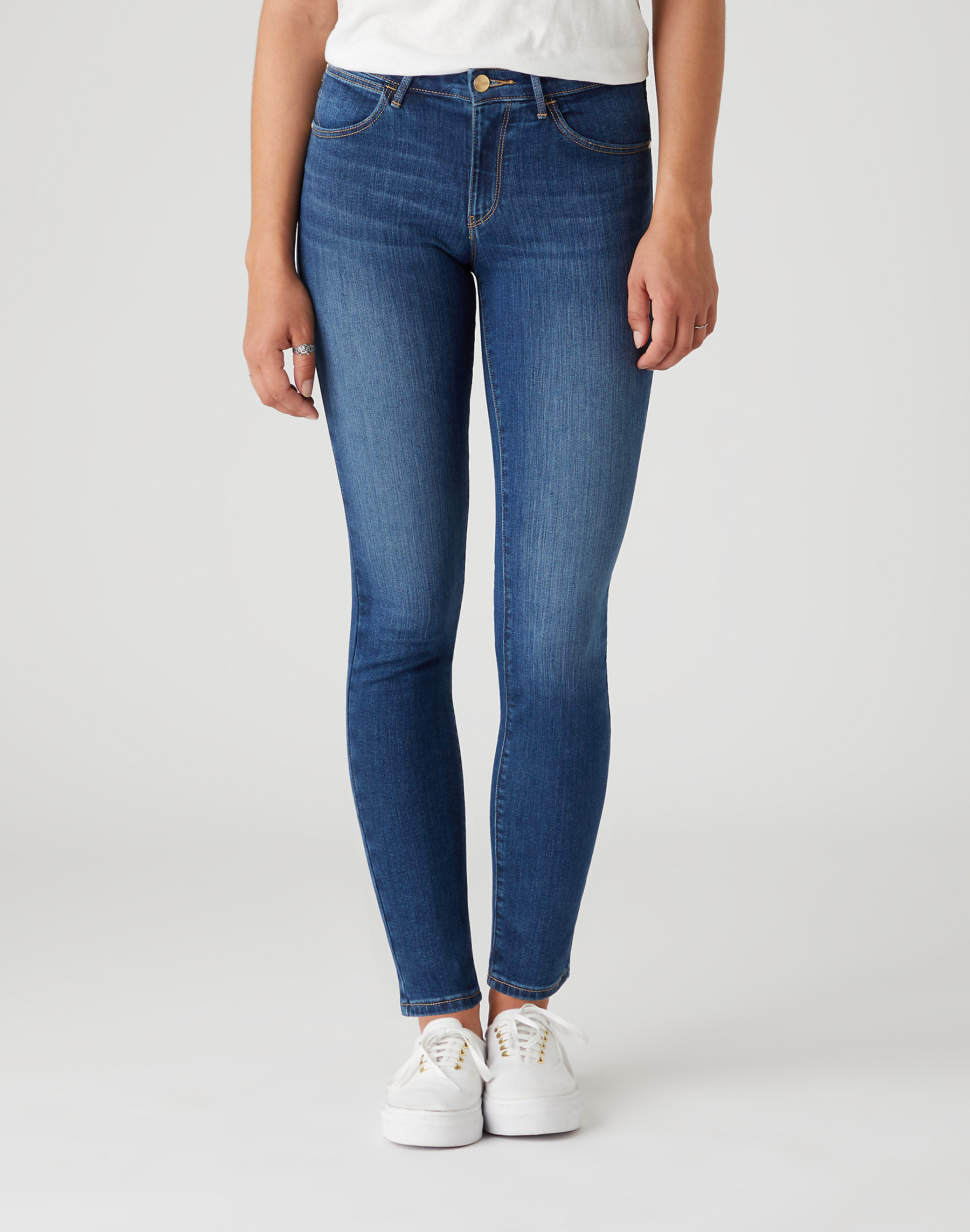 Dámské džíny WRANGLER W28KX785U SKINNY STRETCH Authentic Blue Velikost Pas/Délka: 32/30