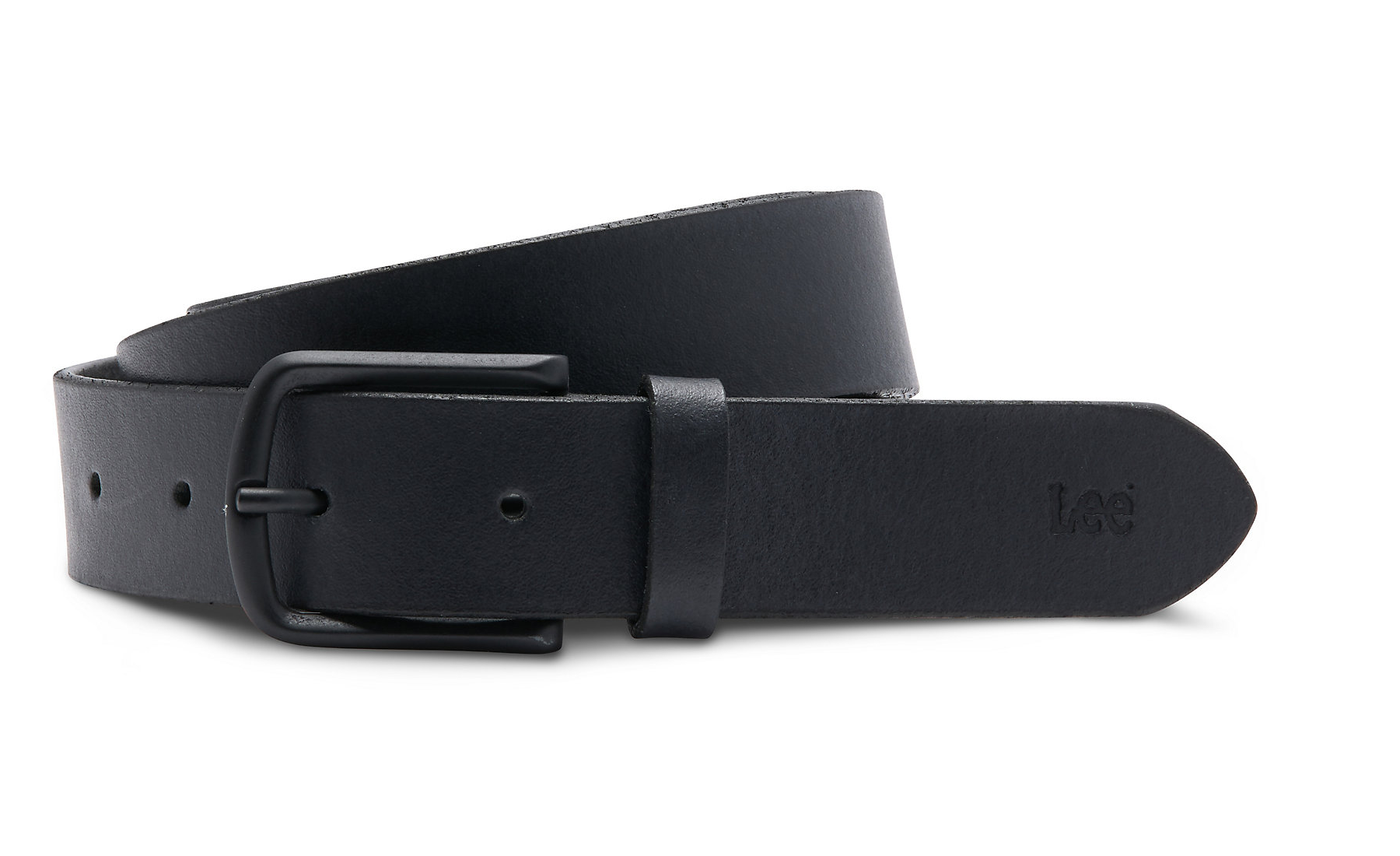 Pánská kožený opasek LEE LG015301 CORE BELT Black Velikost: 105 cm