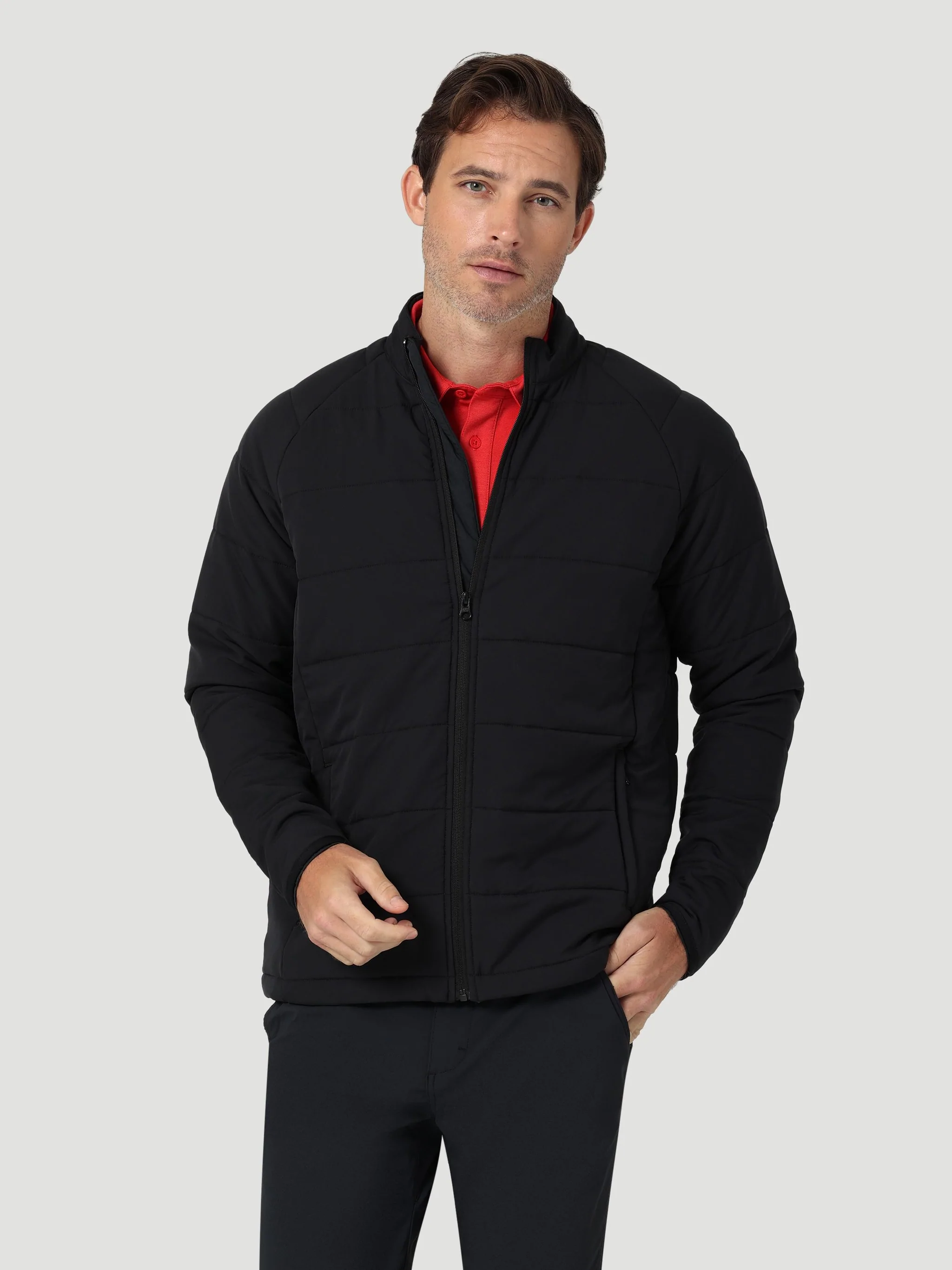Pánská bunda WRANGLER  W4G6DX100 ATG ISULATED JACKET Black Velikost: M