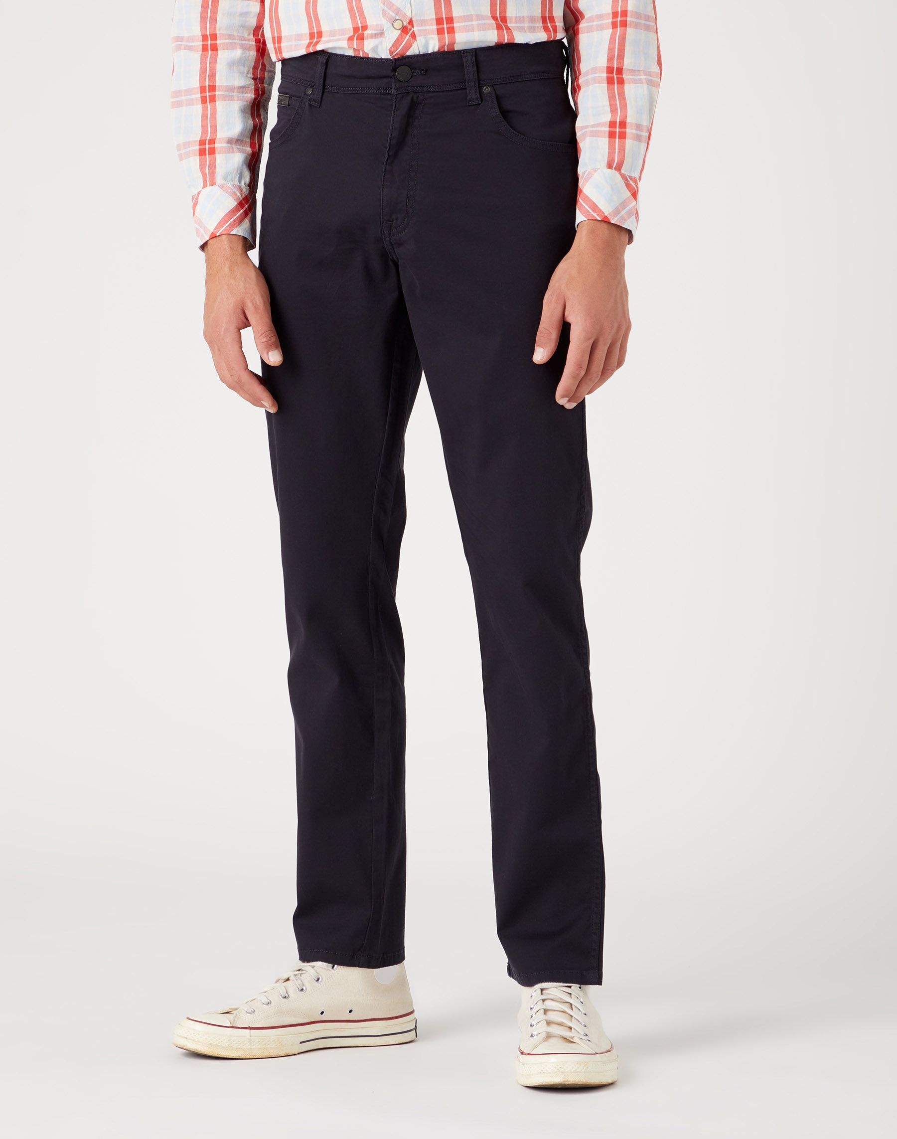 Pánské kalhoty WRANGLER W12SEAXAE TEXAS SLIM Navy Velikost Pas/Délka: 35/34