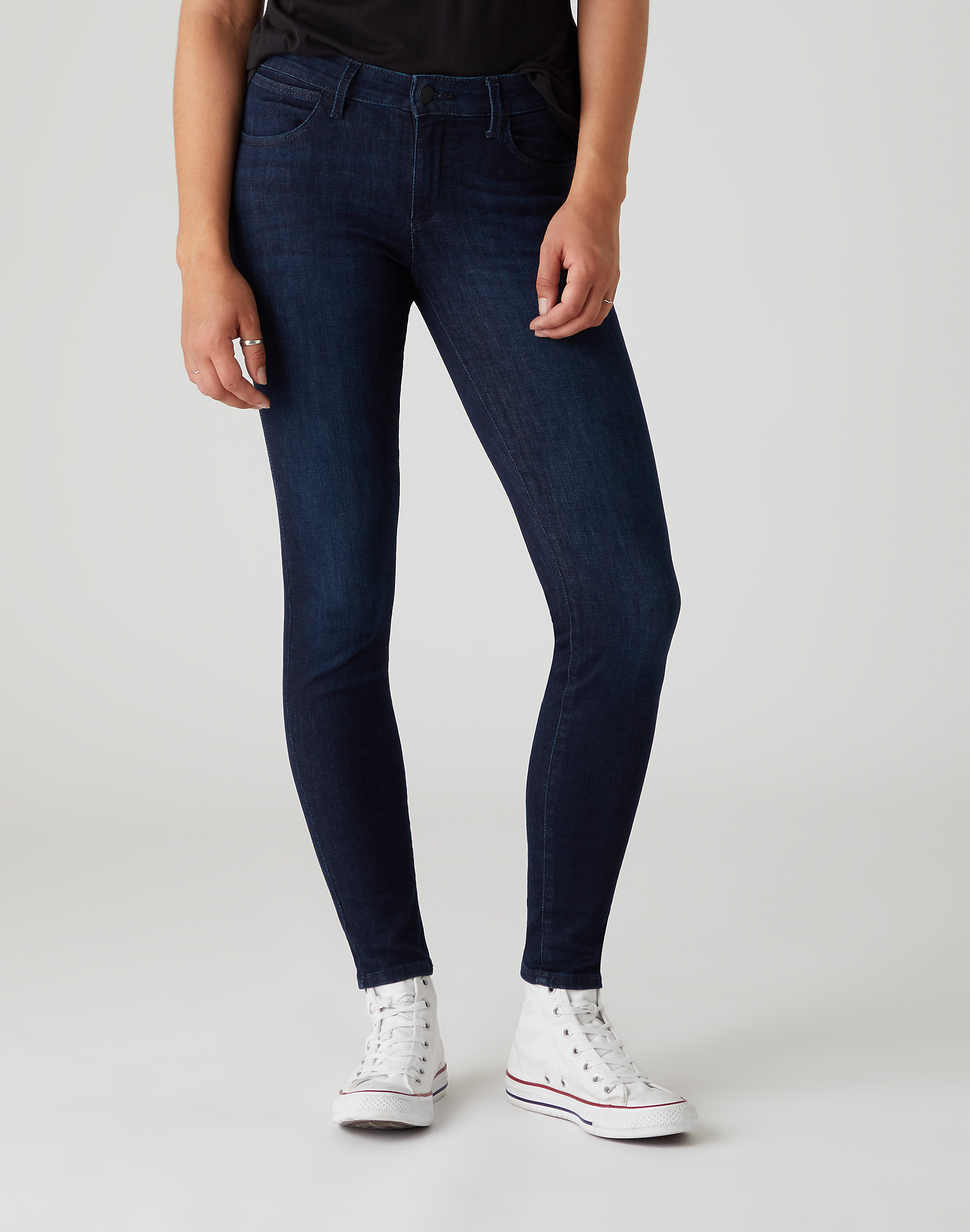 Dámské džíny WRANGLER W28KSZ21H SKINNY STRETCH Tainted Blue Velikost Pas/Délka: 29/30