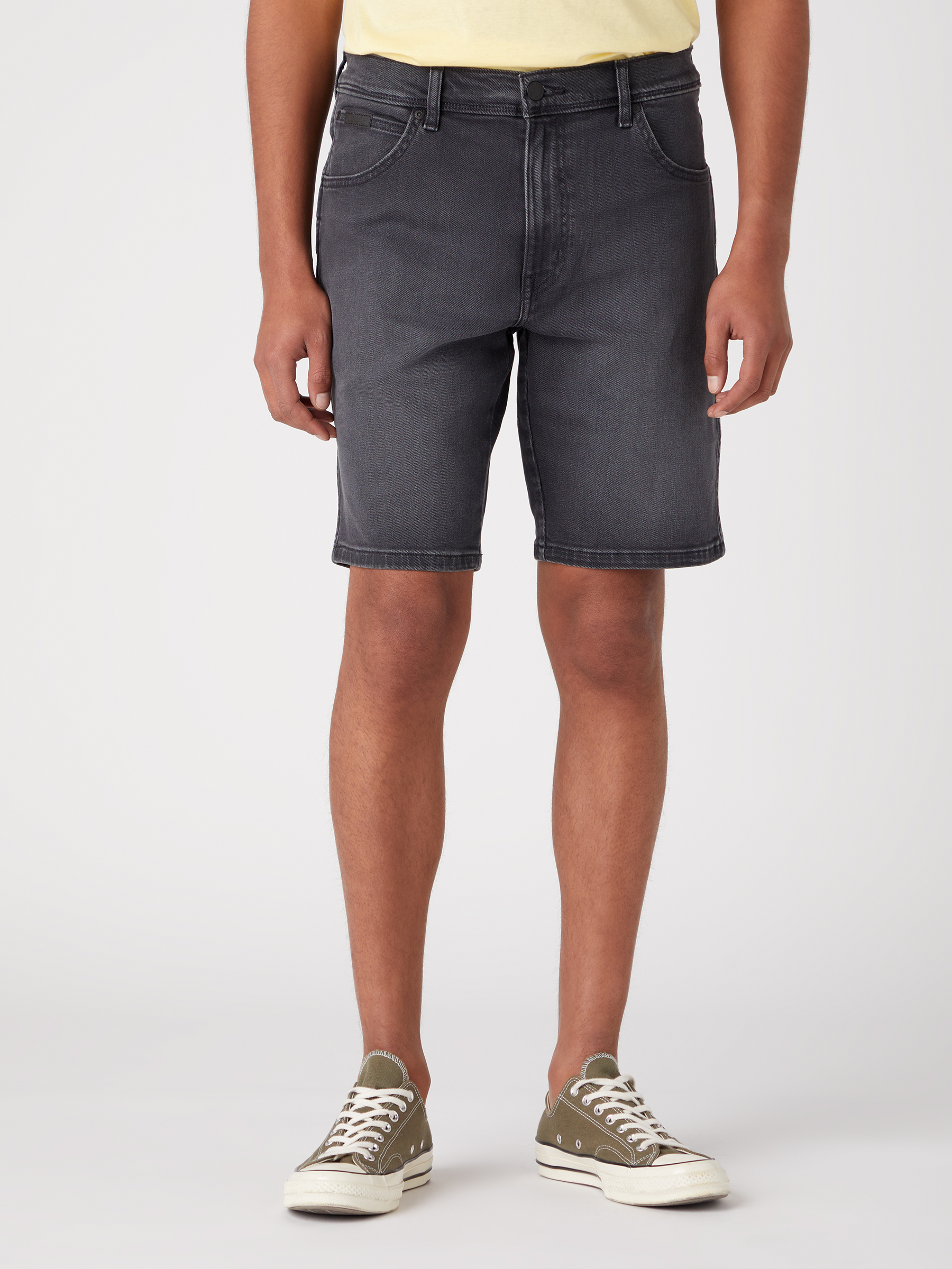 Pánské džínové šortky WRANGLER W11CBY43A TEXAS SHORTS Ashed Velikost: 34