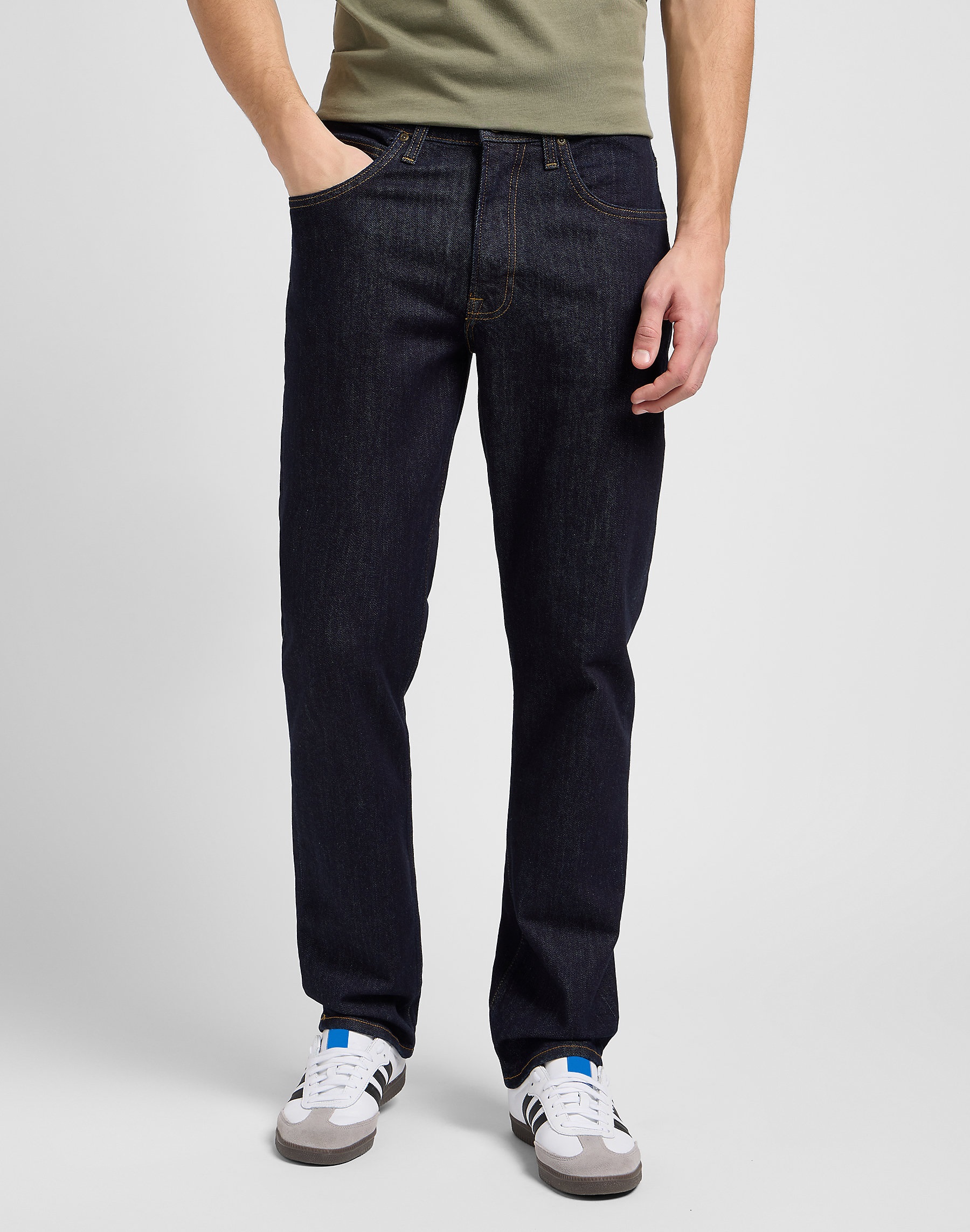 Pánské džíny LEE L452PX36 112110175 Brooklyn Straight Rinse Velikost Pas/Délka: 36/34