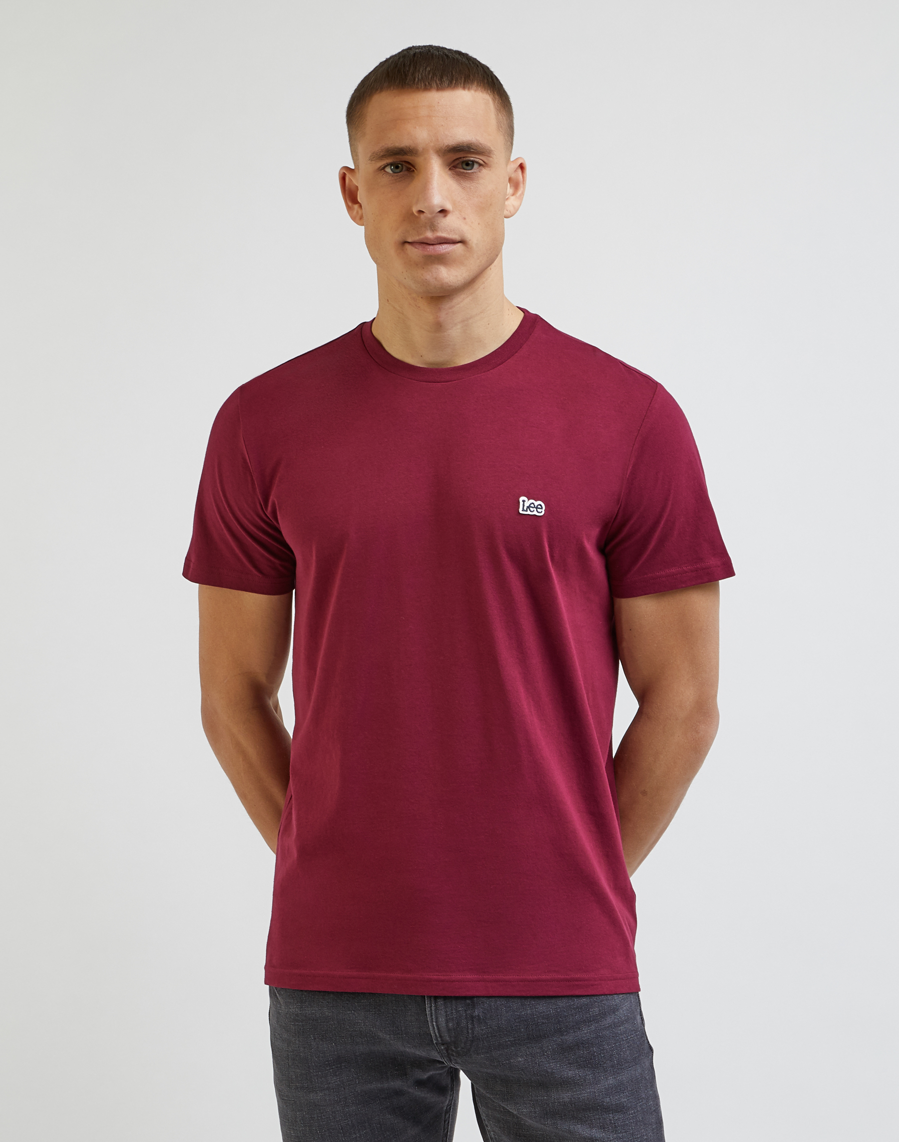 Pánské tričko LEE L60UFQA84 112341717 SS PATCH LOGO TEE Port Velikost: M