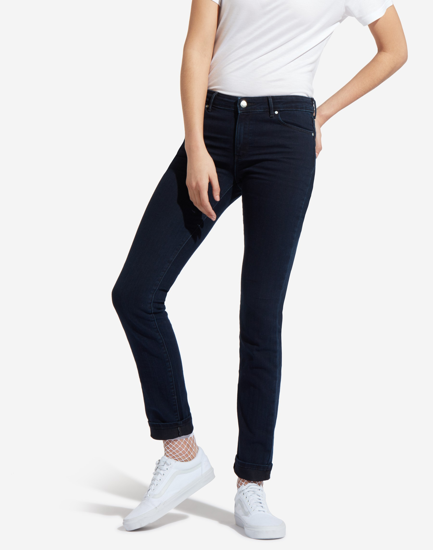 Dámské džíny WRANGLER W28LQC51L SLIM STRETCH Blueblack Velikost Pas/Délka: 27/30