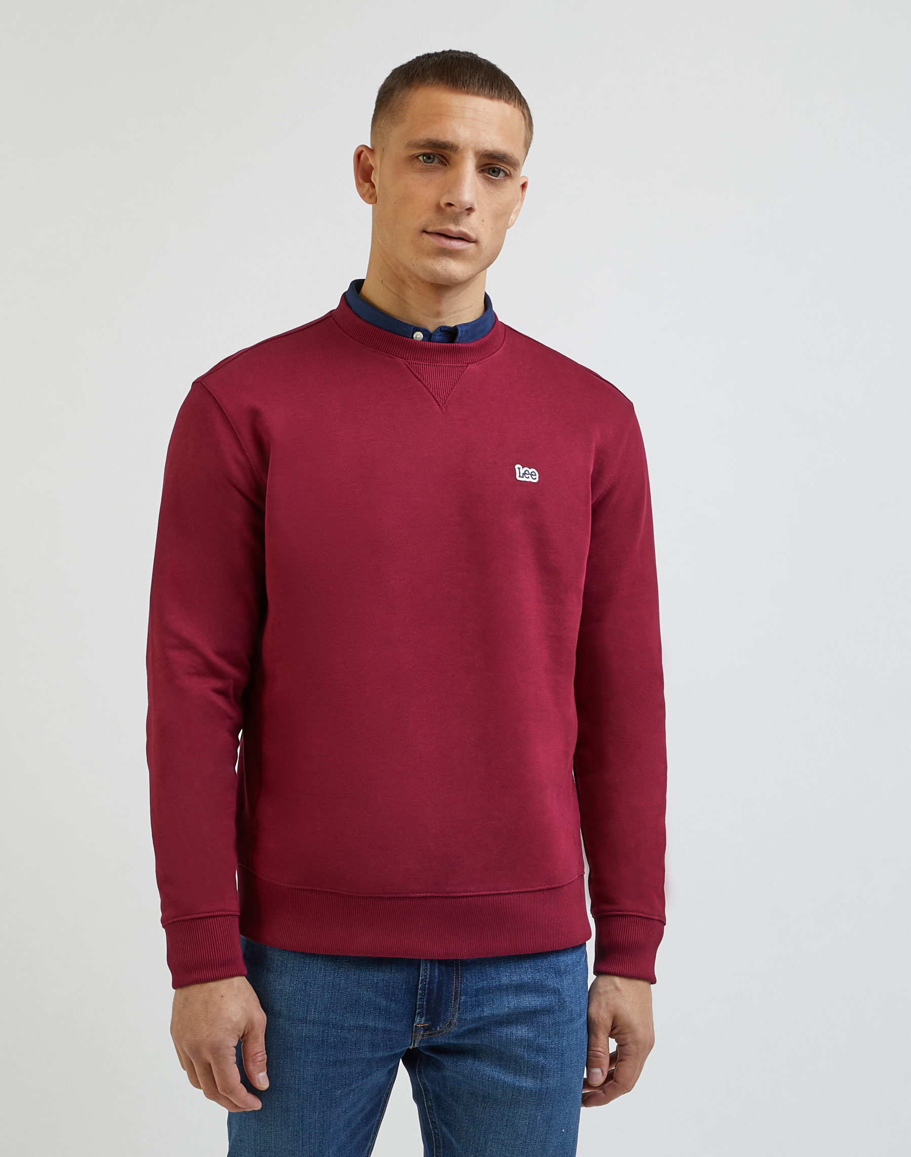 Pánská mikina LEE L81IRFA84 112341661 LEE PATCH CREW SWS Port Velikost: L