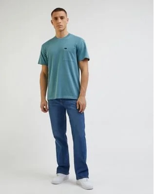 Pánské tričko LEE LL02FPA64 112341720 ULTIMATE POCKET TEE Eden Velikost: XL