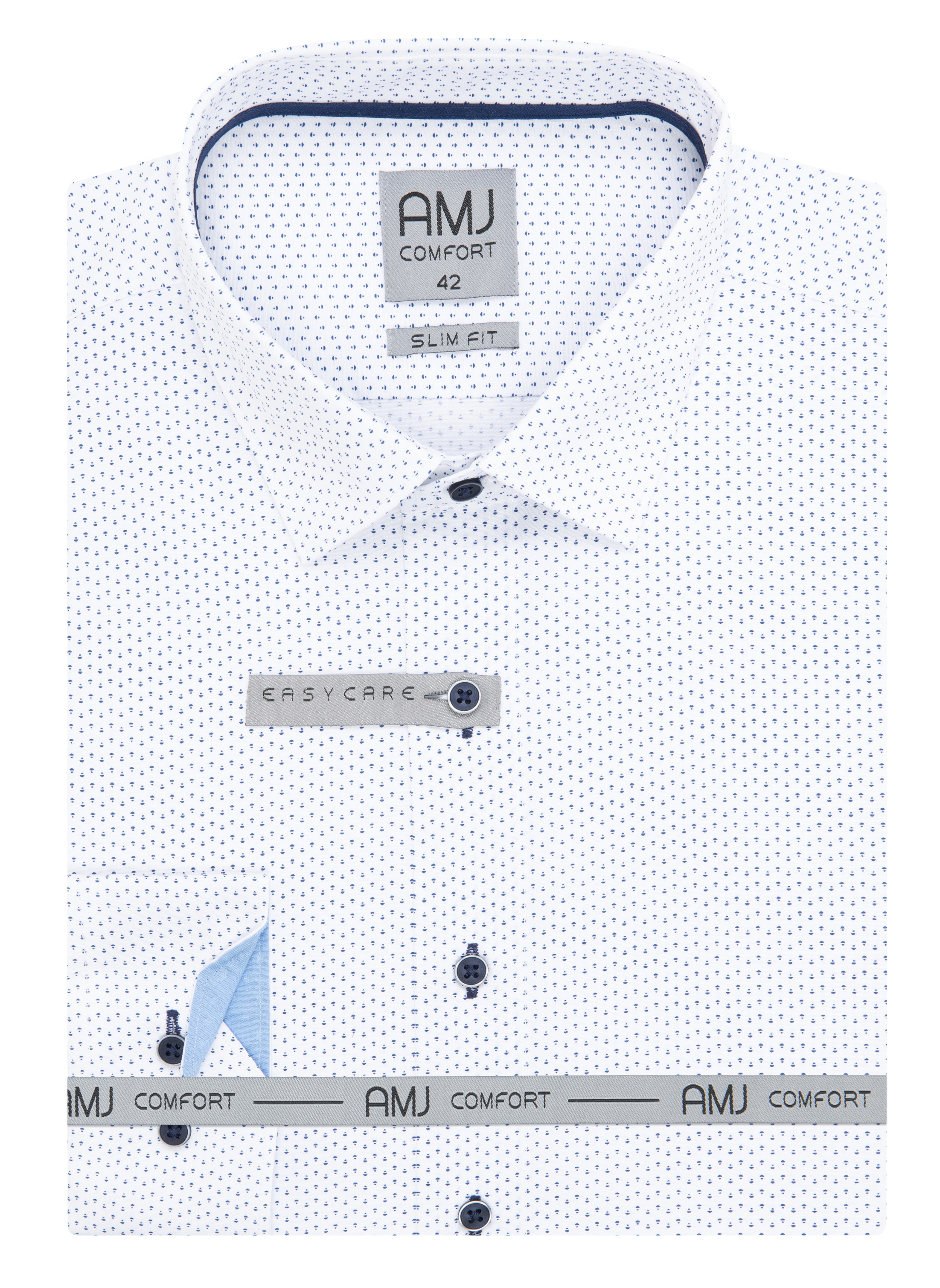 Pánská košile dlouhý rukáv AMJ VDNBR 1322 CLASSIC Comfort Velikost: 49/50