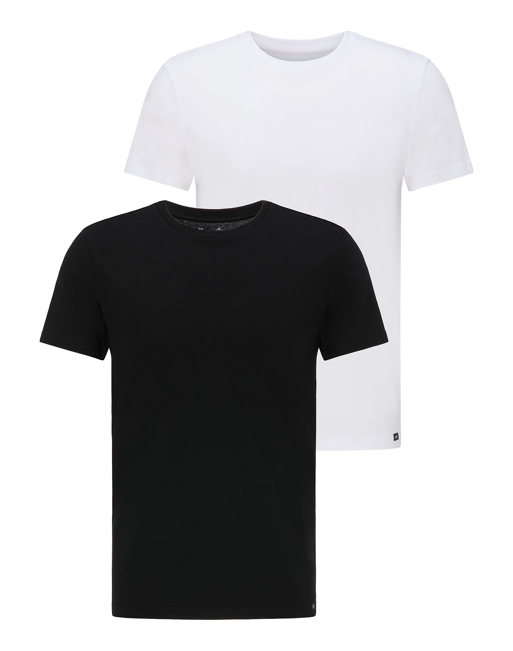 Pánská trička dvoubalení LEE L680CMKW 112117018 TWIN PACK CREW Black White Velikost: L