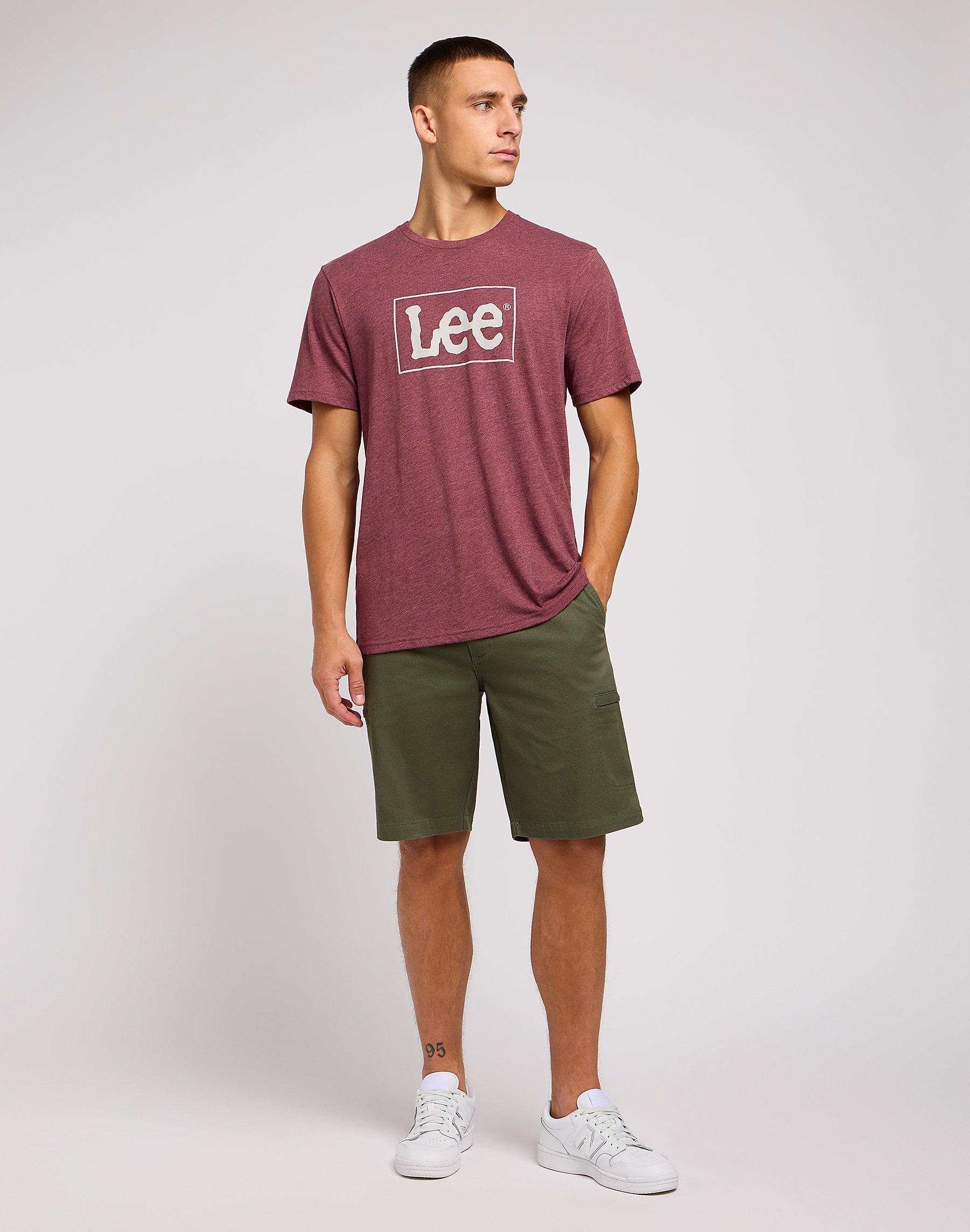 Pánské šortky LEE 112349267 XC WELTPOCKET SHORT Olive Grove Velikost: 40