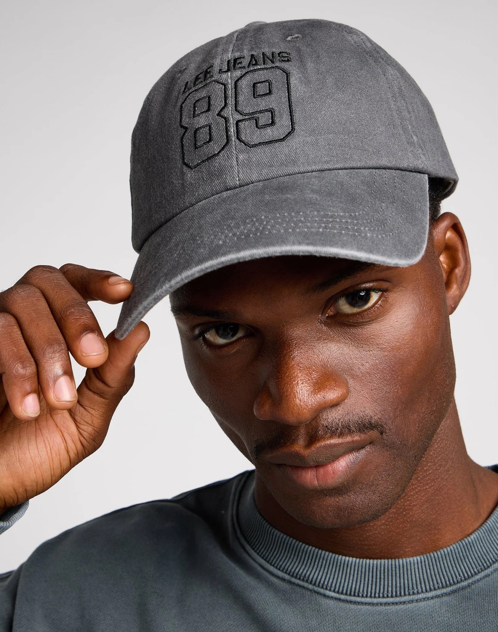 Kšiltovka LEE 112351436 SEASONAL CAP Washed Black Univerzální velikost: jedna velikost