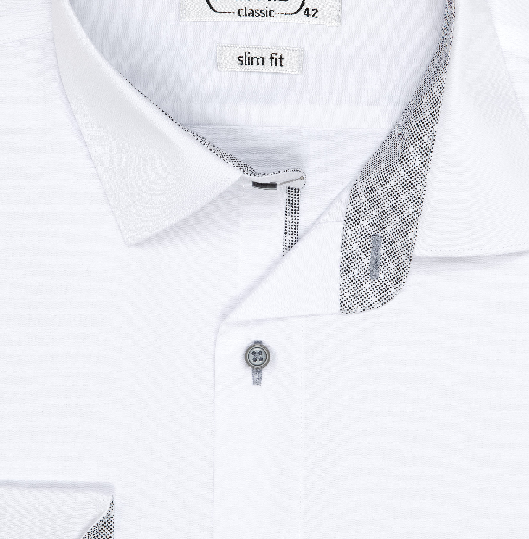 Pánská košile dlouhý rukáv AMJ JDSR 018/43 Slim Fit Velikost: 42