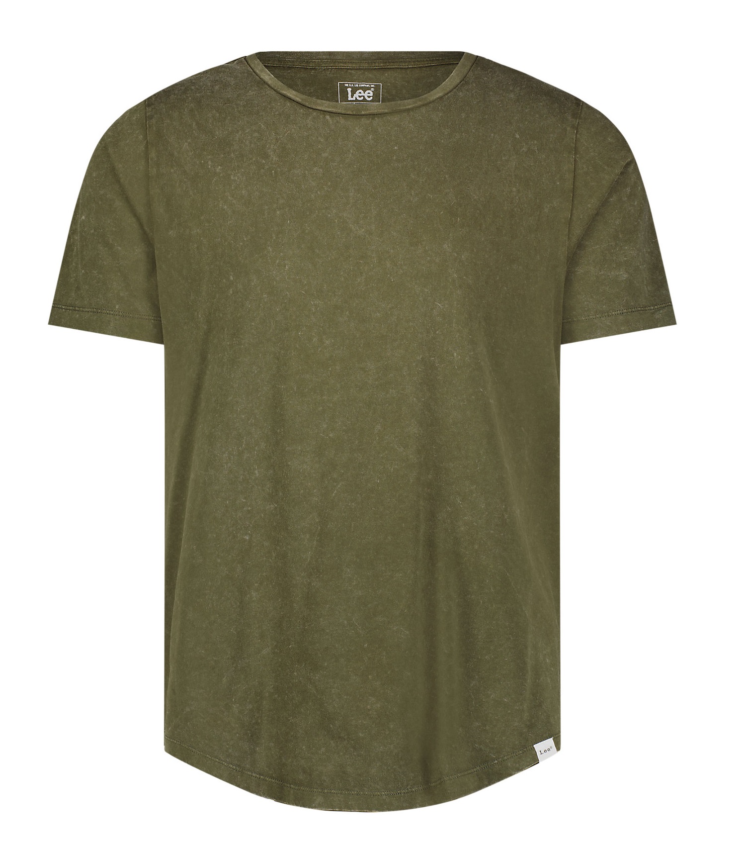 Pánské tričko LEE 112355562 SHAPED TEE Olive Night Velikost: S