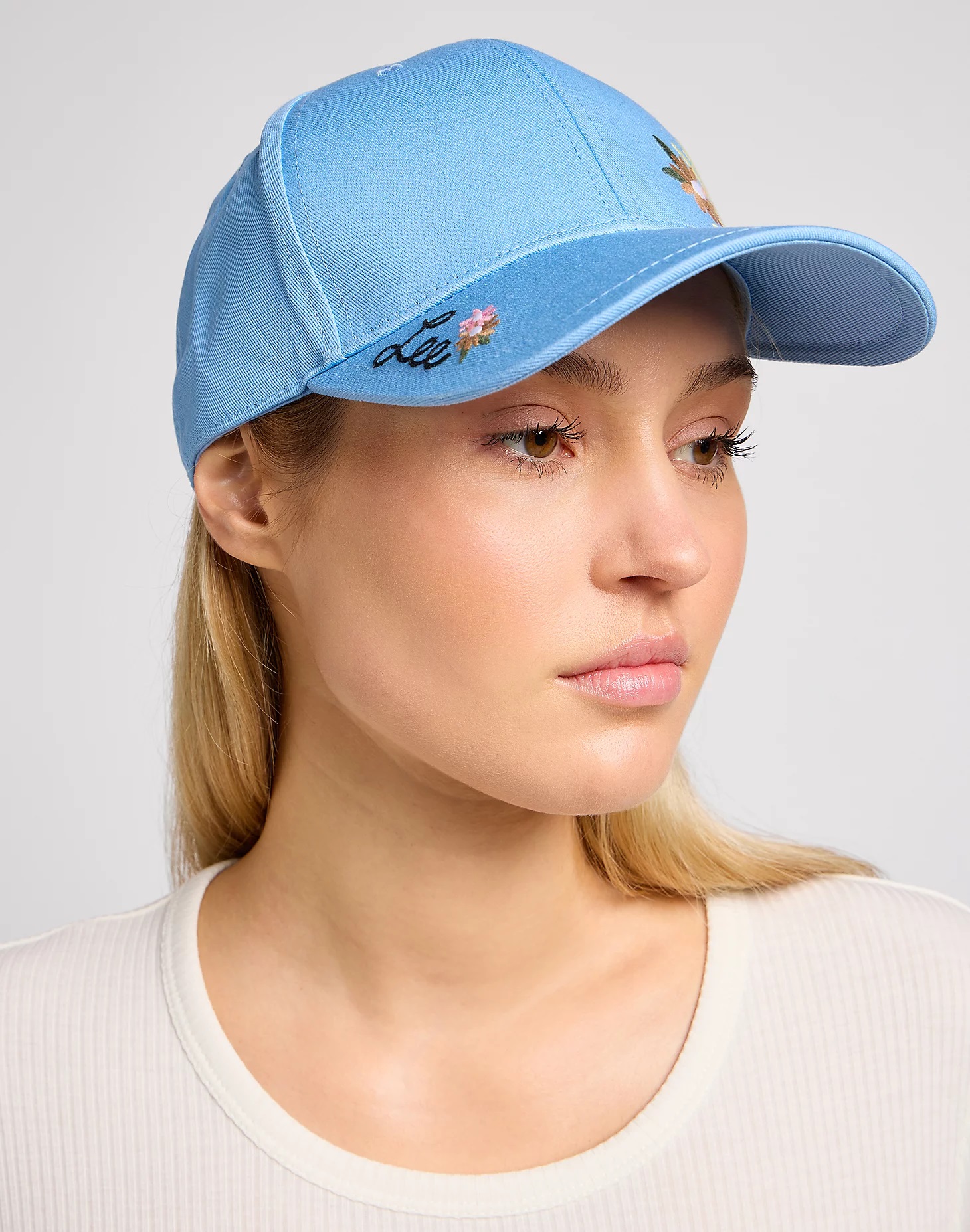 Kšiltovka LEE 112351433 EMBROIDERY CAP Light Blue Univerzální velikost: jedna velikost