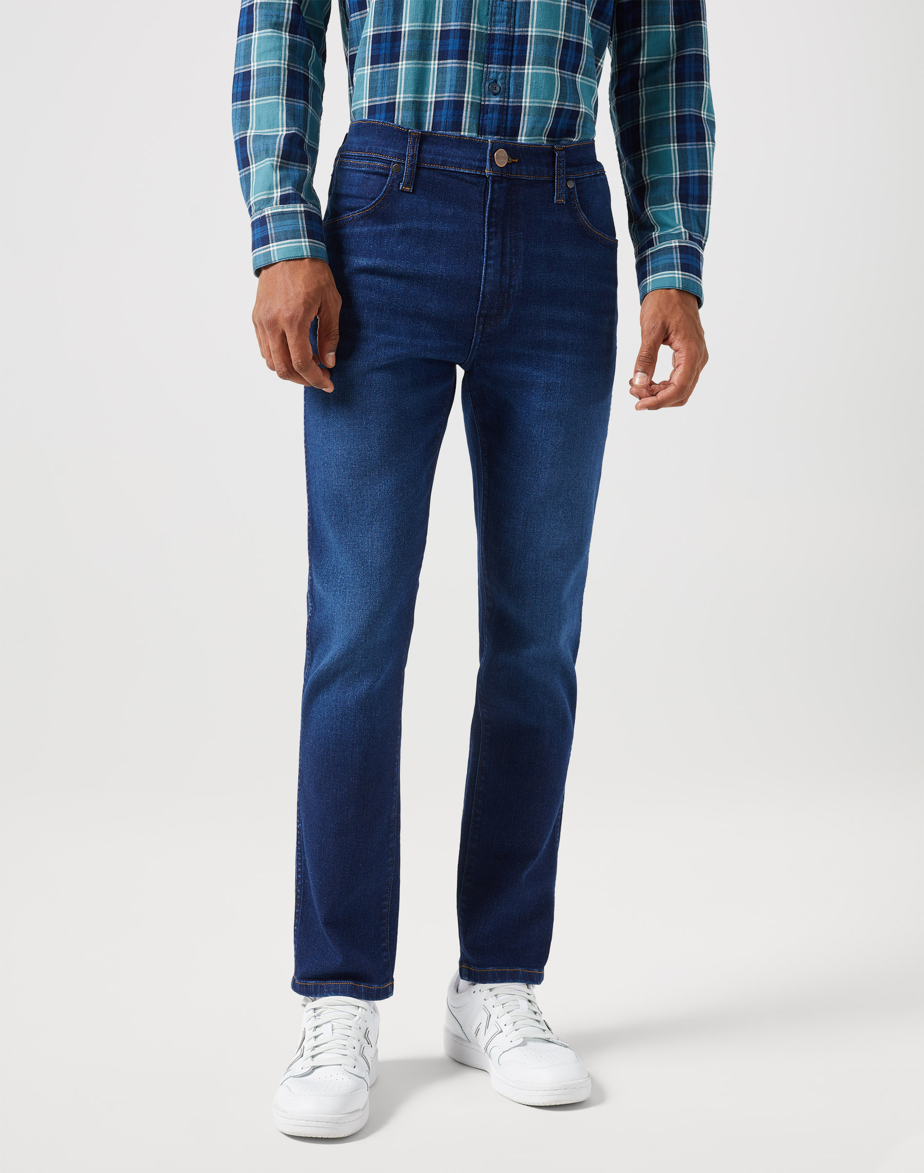 Pánské džíny WRANGLER 112350845 LARSTON STRETCH Night Shade Velikost Pas/Délka: 27/32