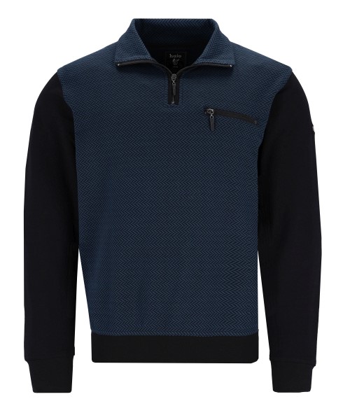 Pánská mikina s polozapínáním na zip HAJO 27656 612 Stay Fresh Velikost: S